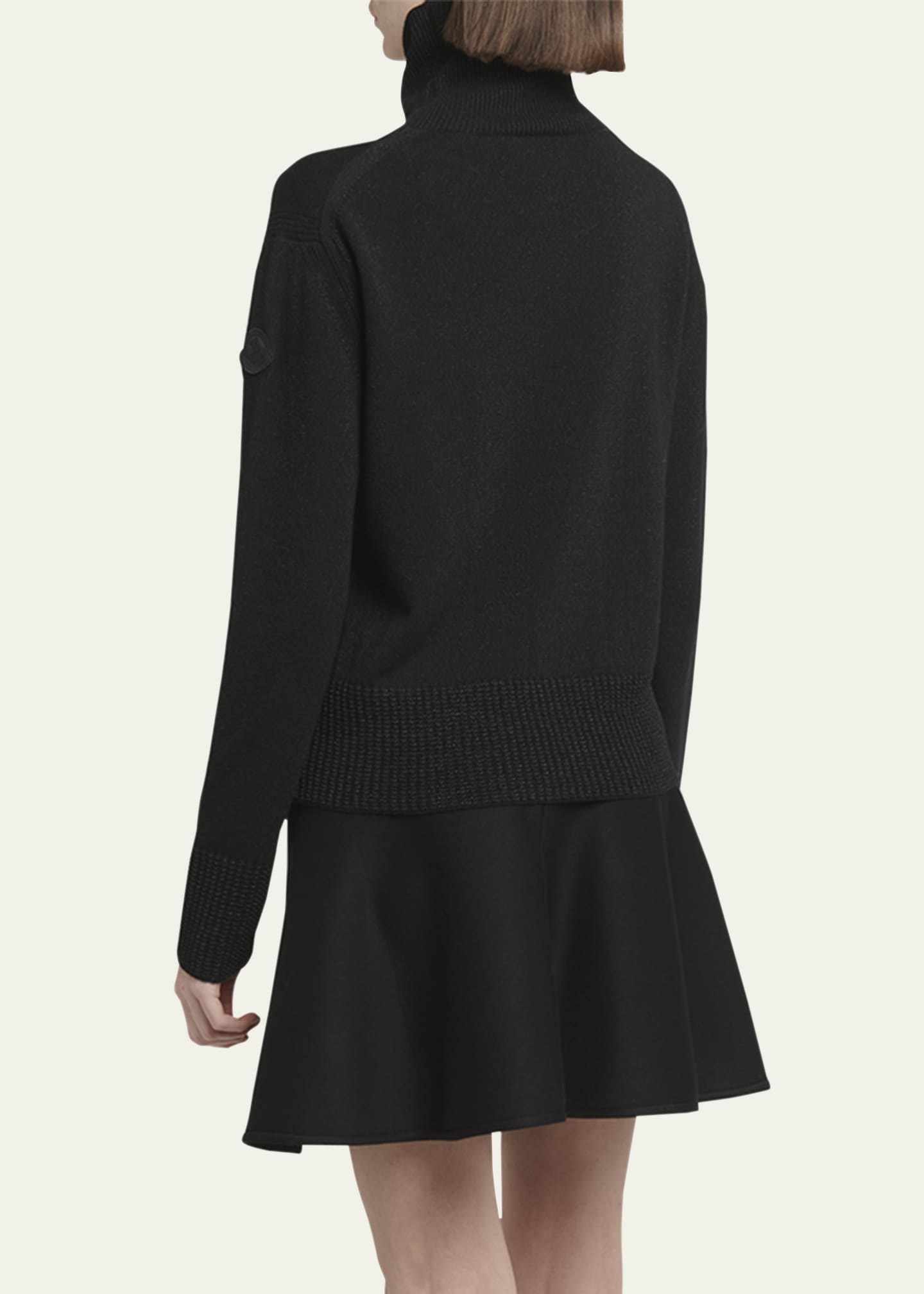 Moncler Wool Lurex Turtleneck Sweater Image 3 of 5
