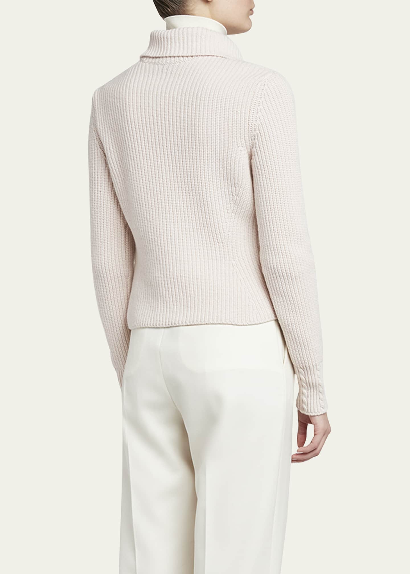 Moncler Quilted Down Knit Cardigan Image 3 of 5