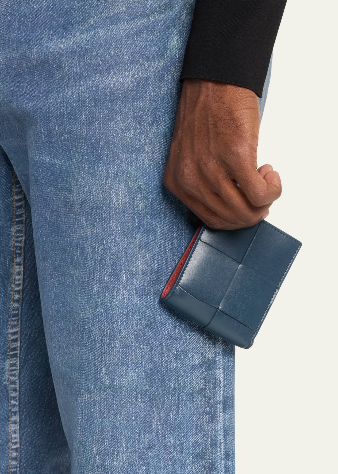 ☆BOTTEGA VENETA 二つ折り・ケースSET☆ Women's Cassette Small Bi-Fold Wallet in Black | Bottega Veneta US