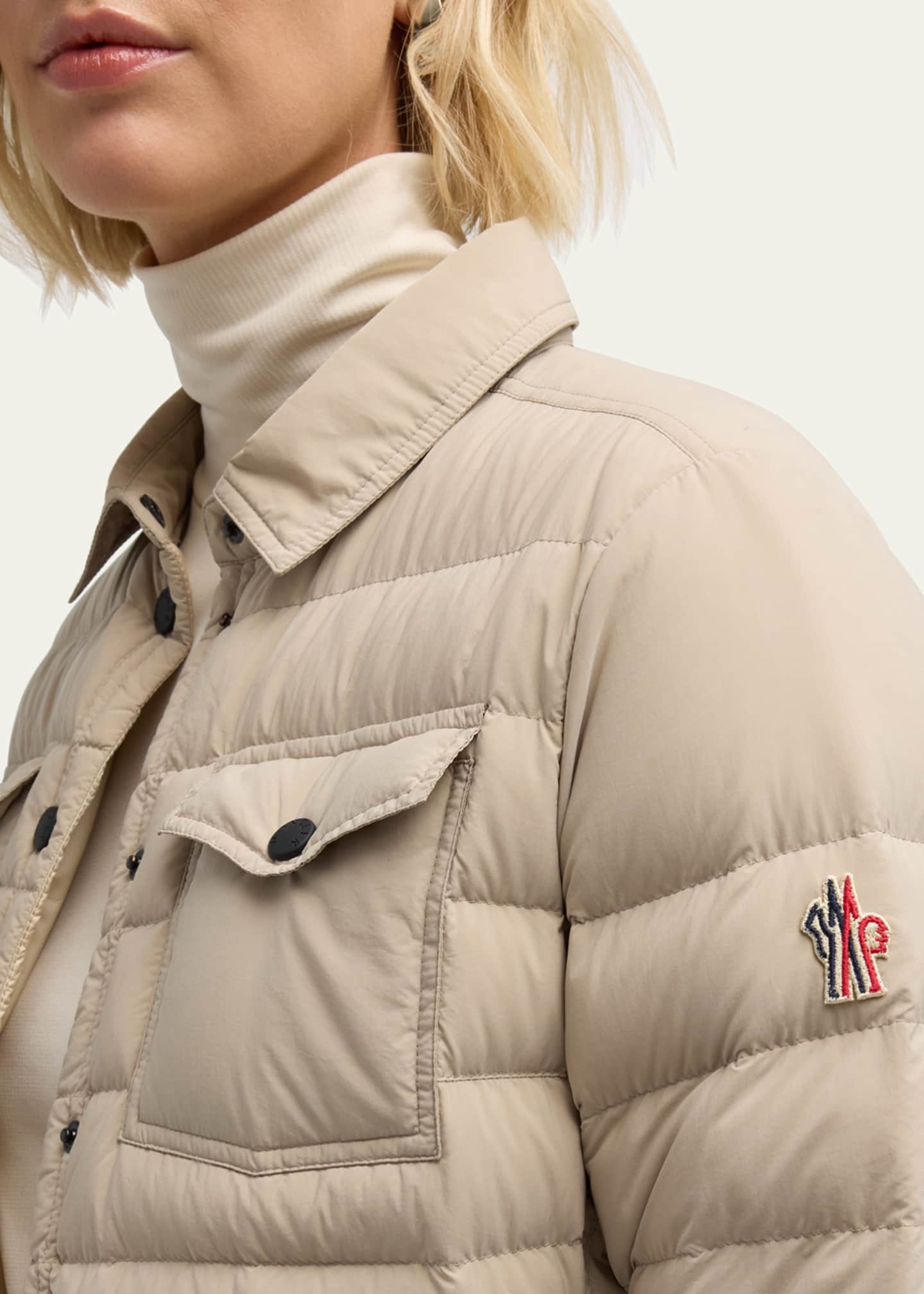 Moncler Grenoble Rozes Puffer Shirt Jacket Image 5 of 5