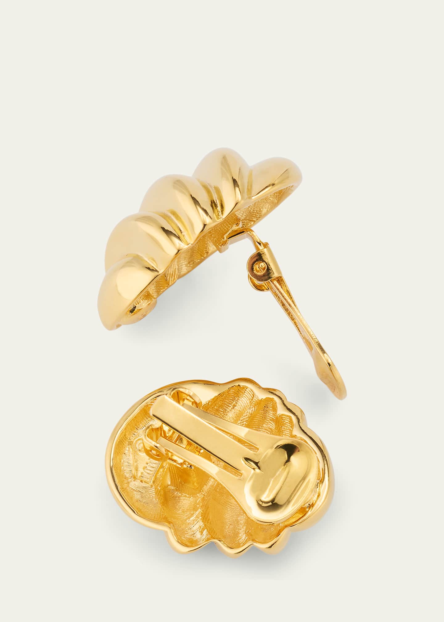 Ben-Amun Electroplated Square Clip-On Earrings Image 4 of 5