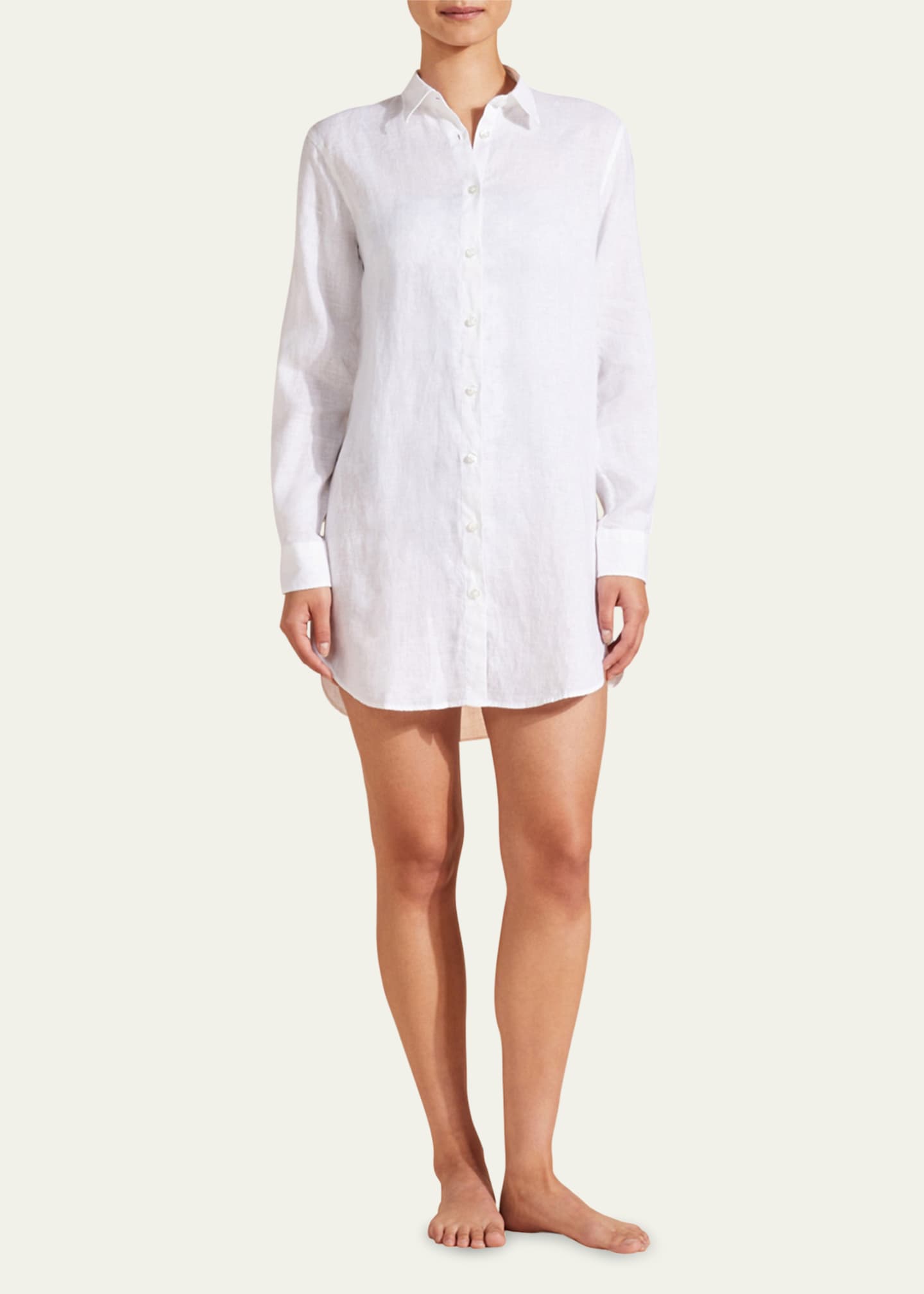 Vilebrequin Linen Mini Shirtdress Image 2 of 3