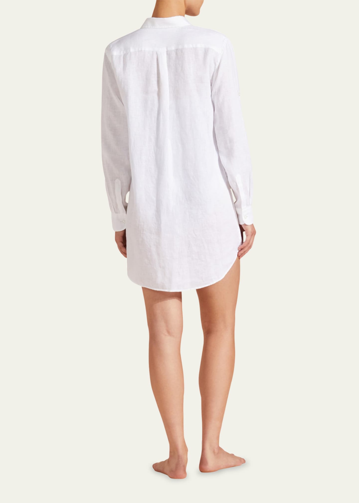 Vilebrequin Linen Mini Shirtdress Image 3 of 3