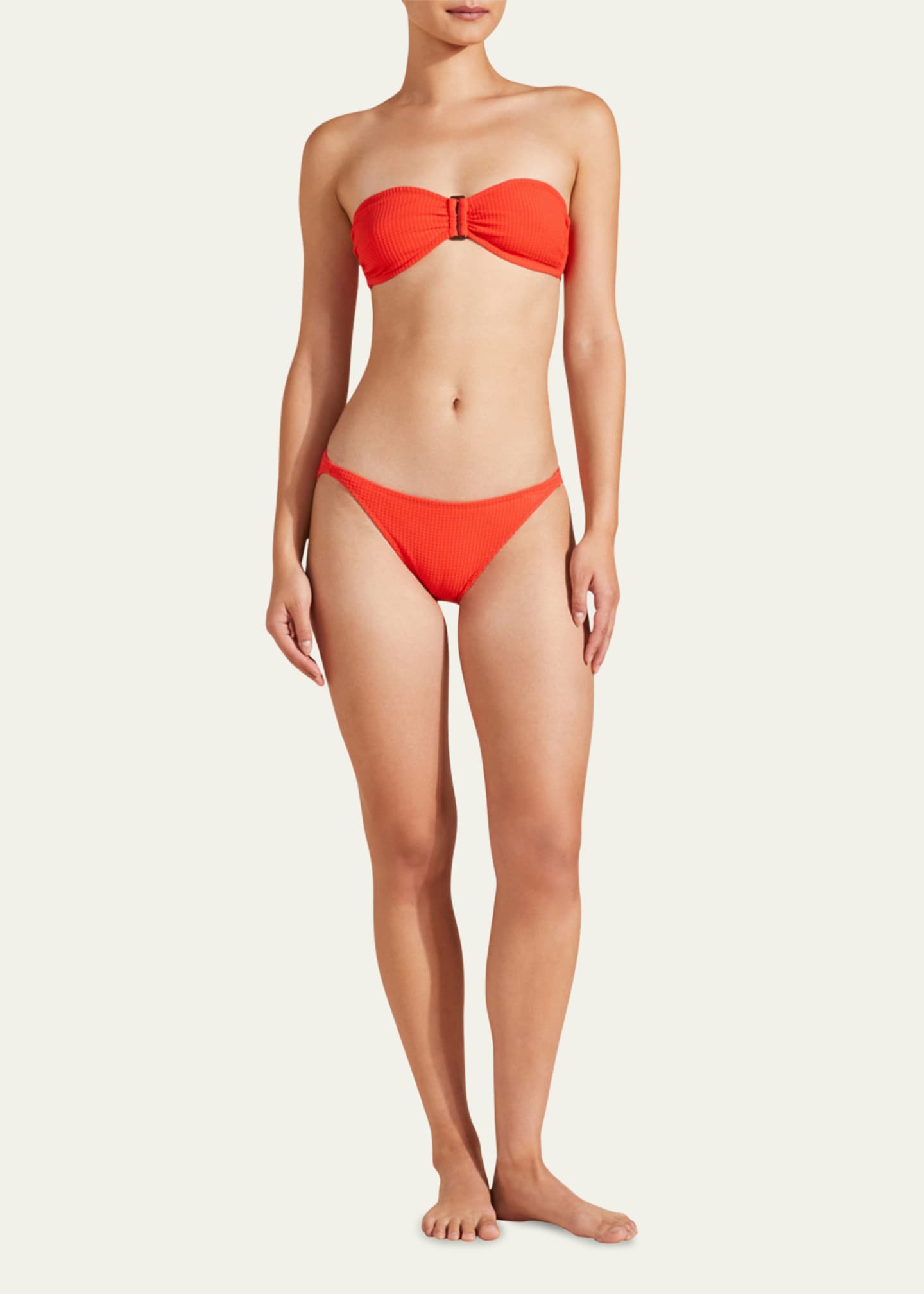 Vilebrequin Ribbed Bandeau Bikini Top Image 2 of 3