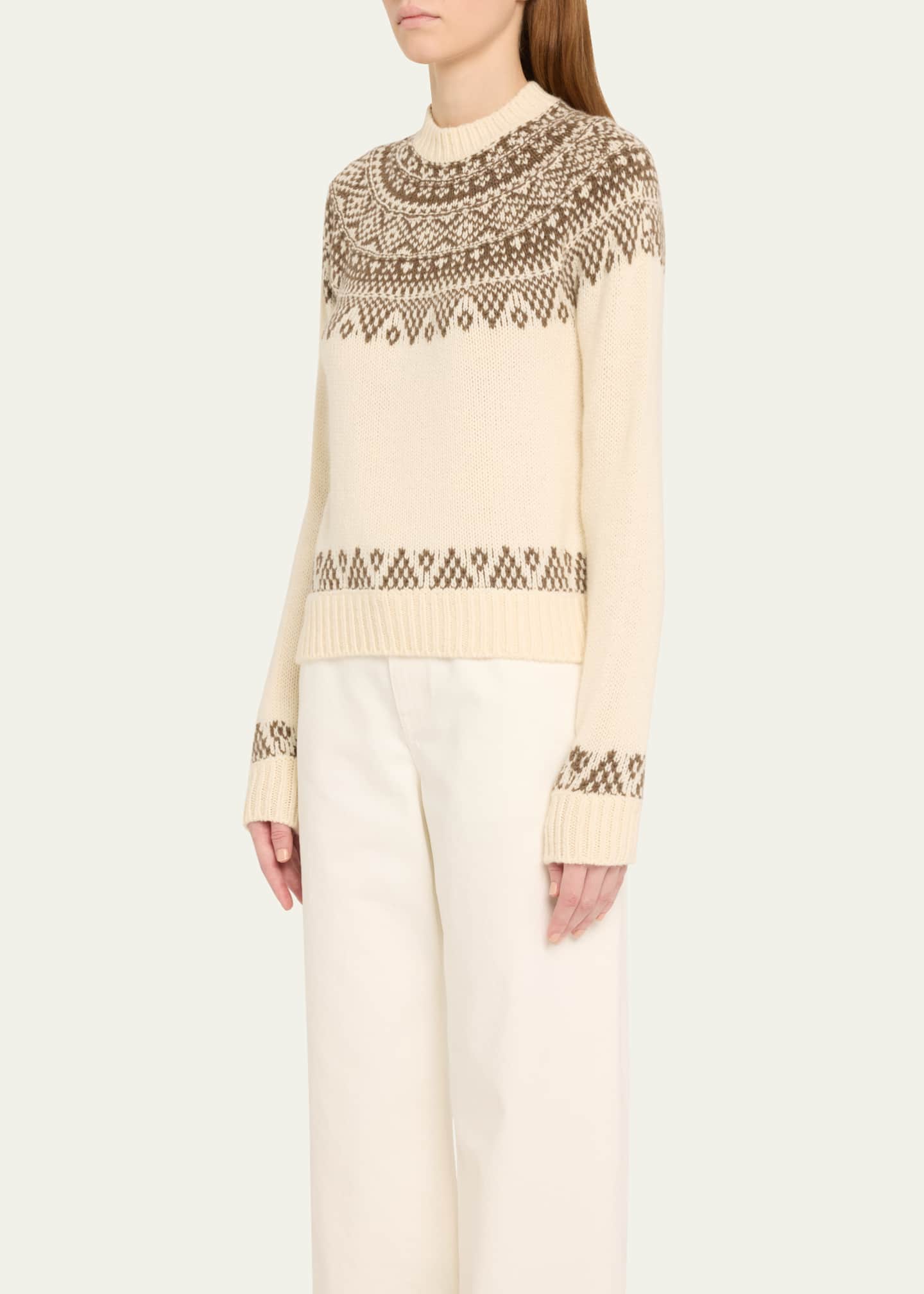 Ralph Lauren Collection Cashmere Jersey Crewneck Sweater Image 4 of 5