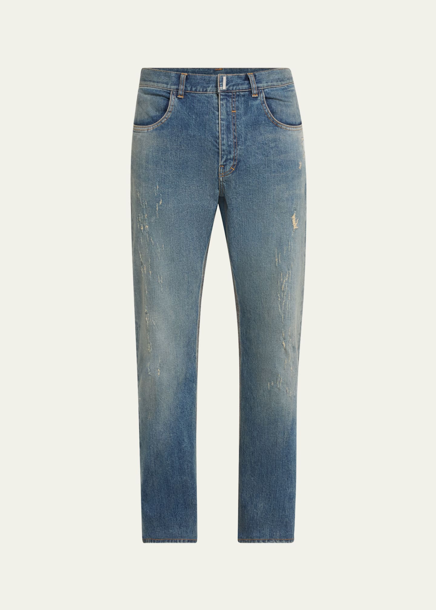 Givenchy Men's Distressed Slim-Fit Jeans Image 1 of 5