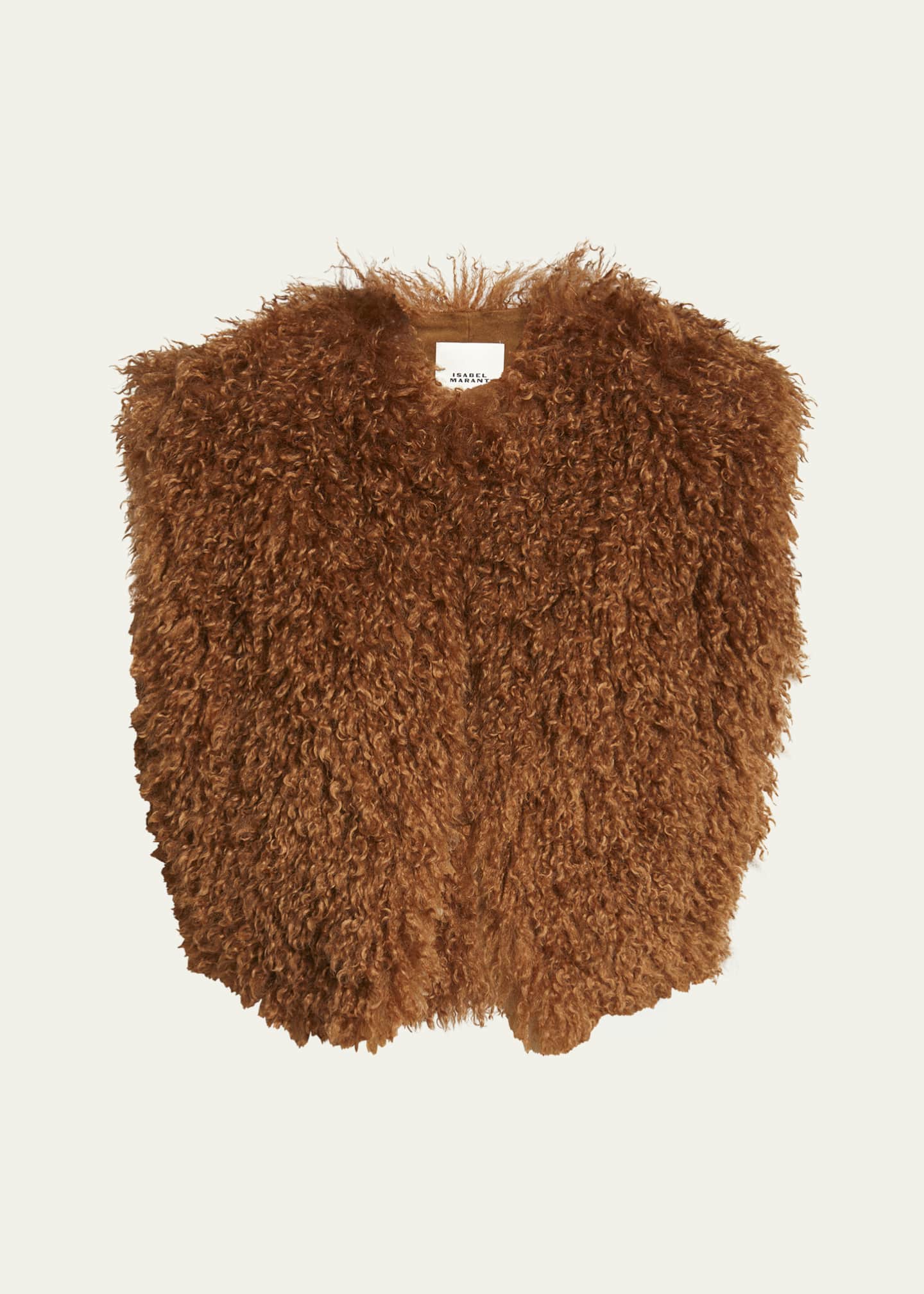 Burberry fur vest store
