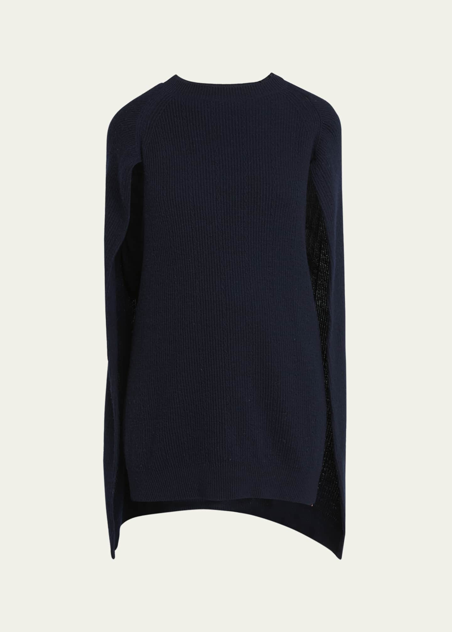 Etro Cape Wool Cashmere Top Image 1 of 5