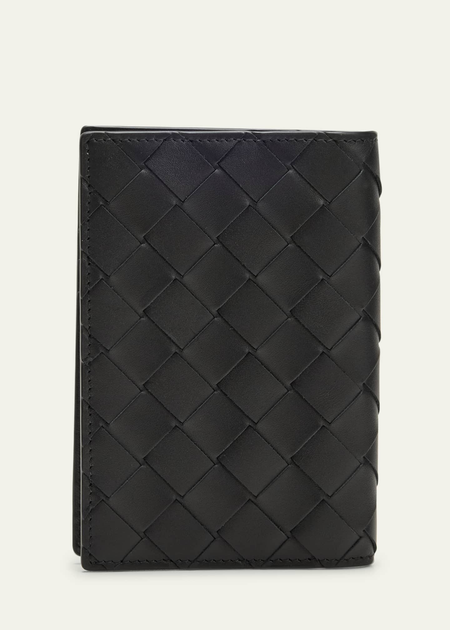 Bottega Veneta Men's Intrecciato Leather Passport Case Image 3 of 4