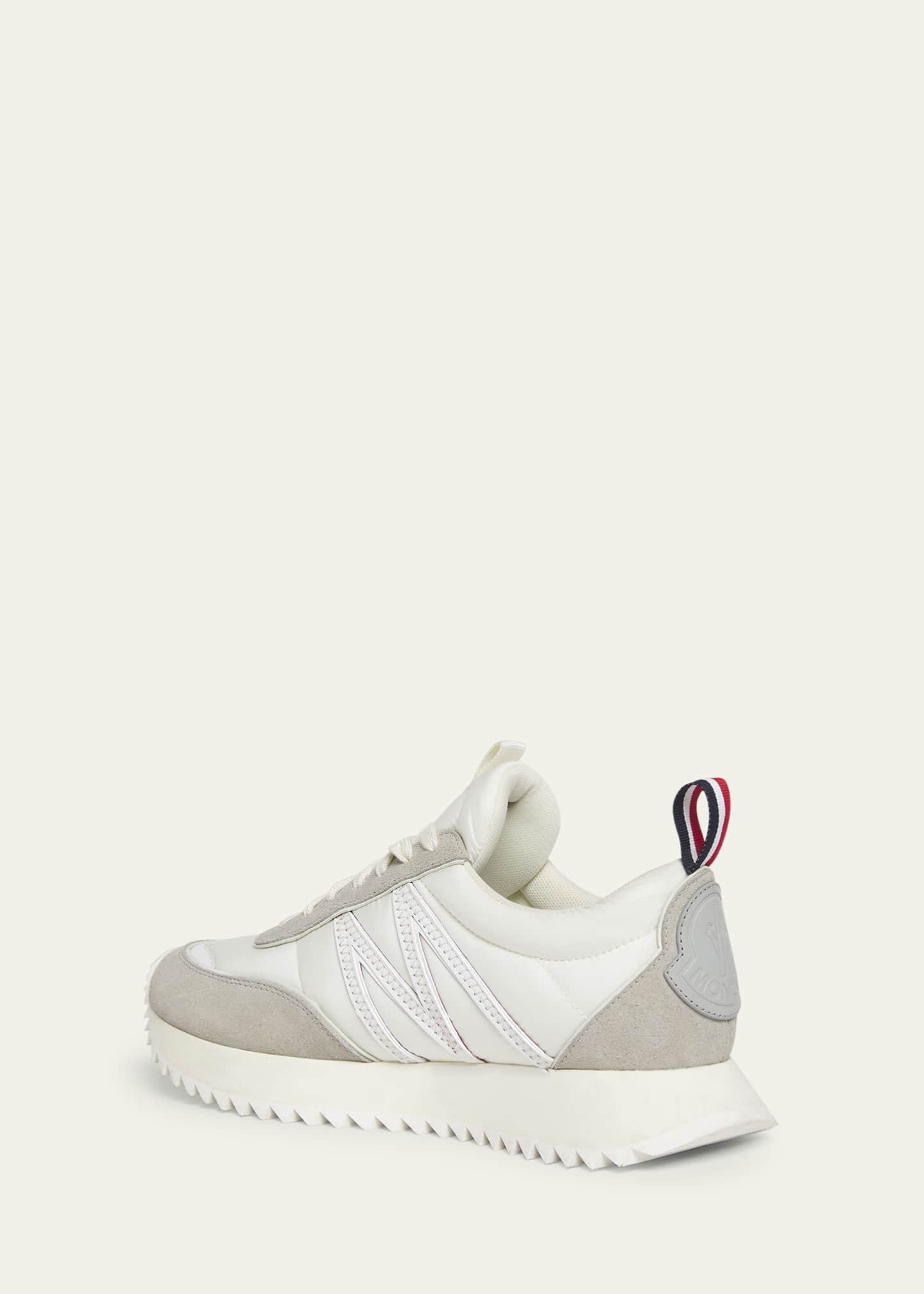 Moncler Men's Pacey Nylon and Suede Runner Sneakers Image 4 of 5