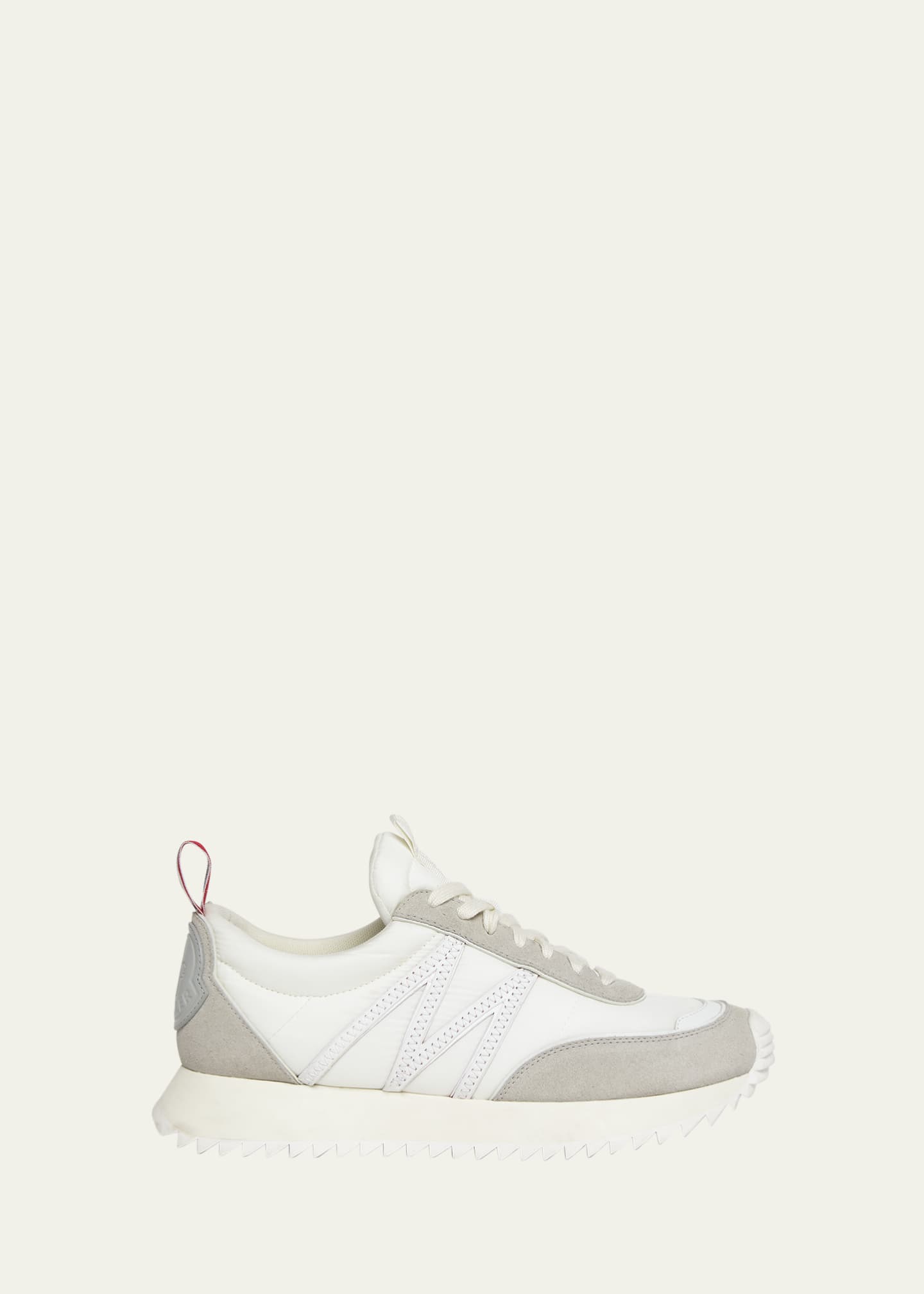 Moncler Men's Pacey Nylon and Suede Runner Sneakers Image 1 of 5