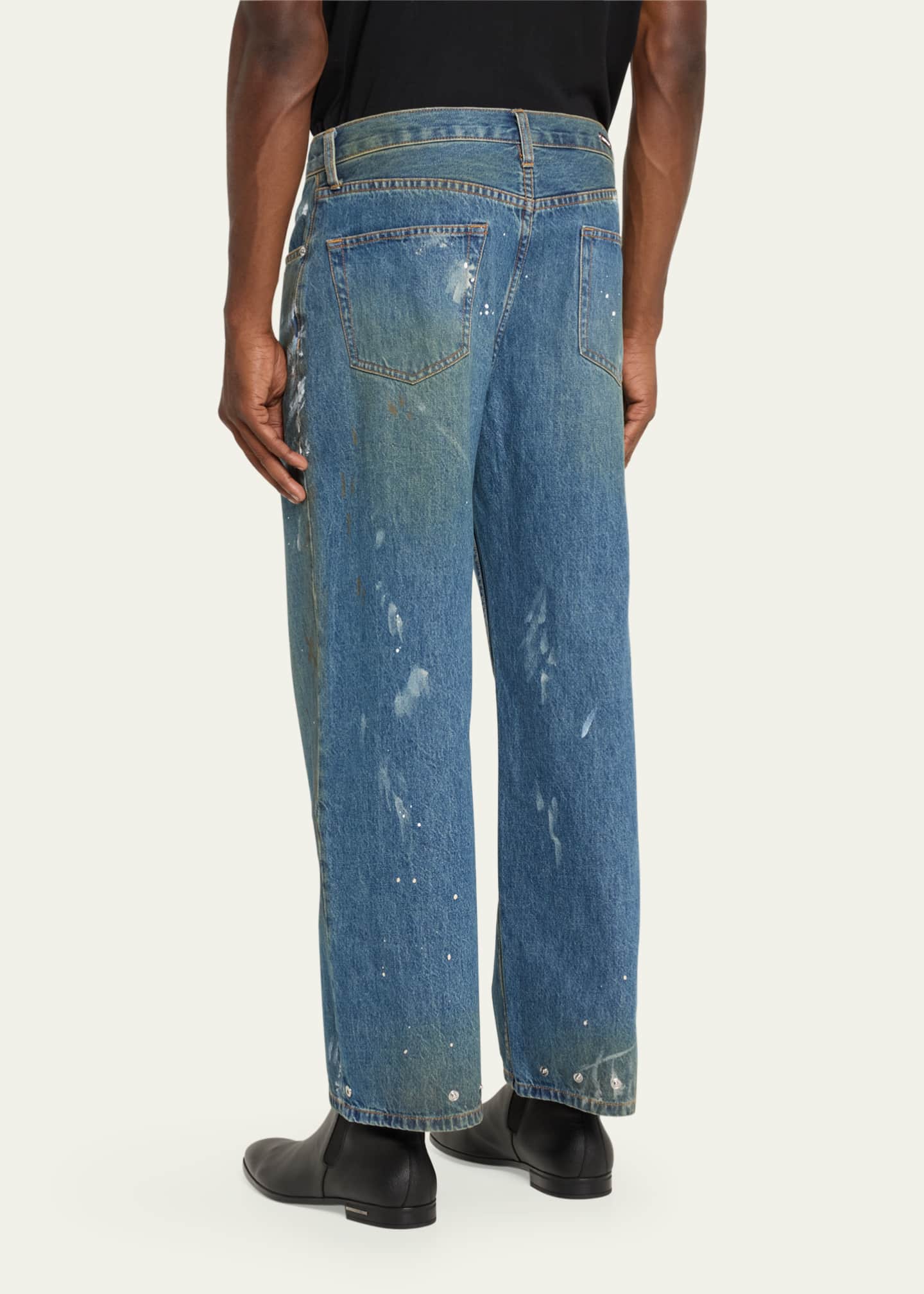 Helmut lang splatter jeans store
