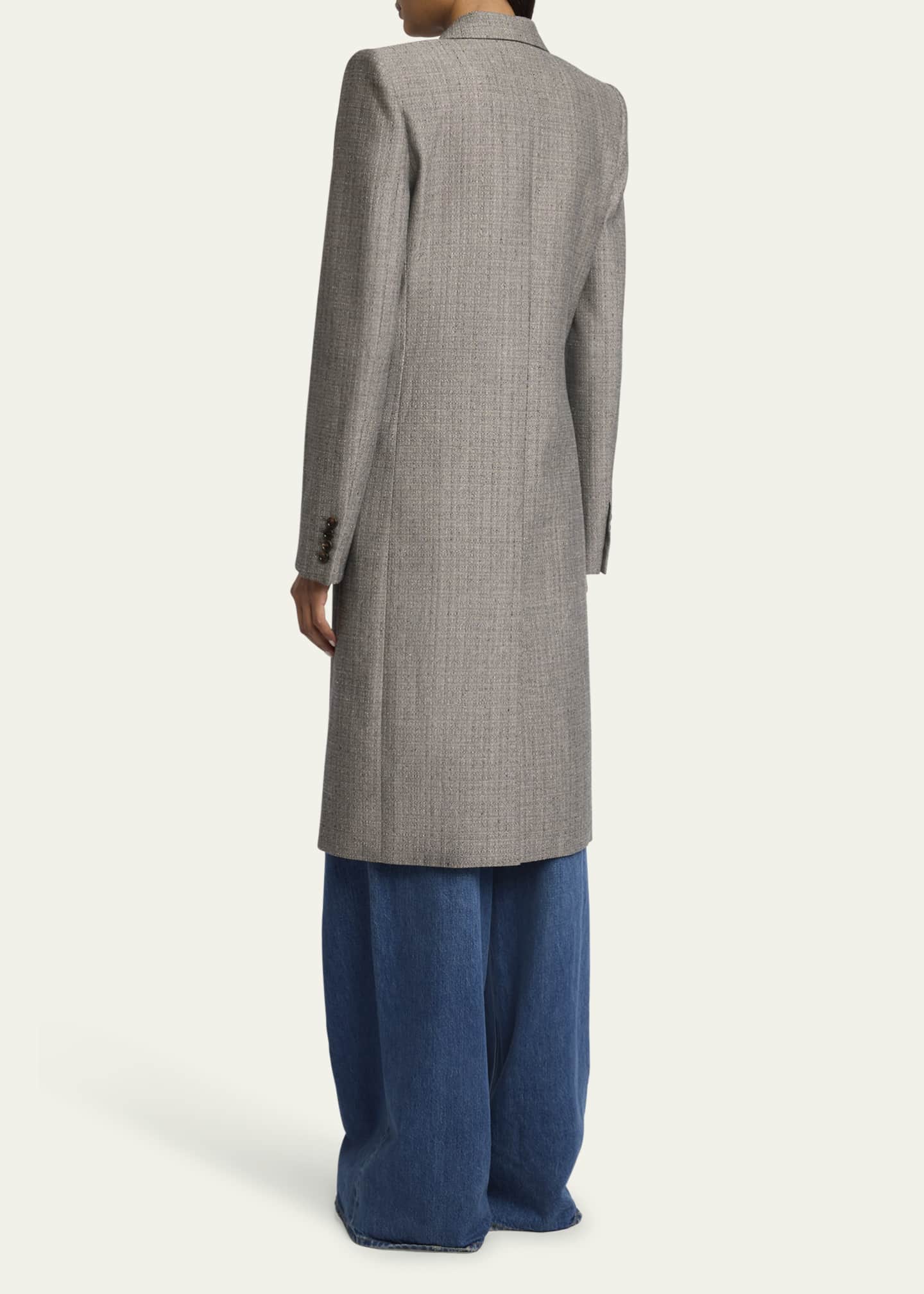 Chloe double breasted wool coat 2025