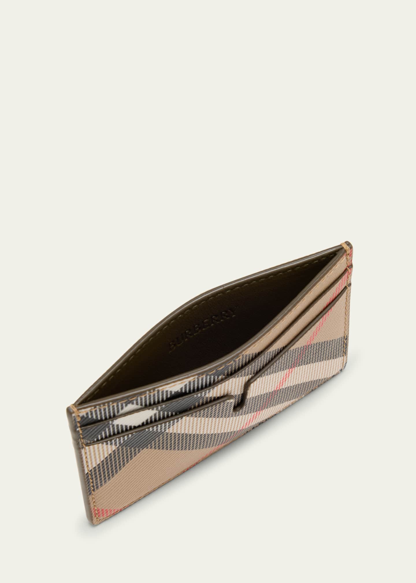 Men's Sandon Check Card Case