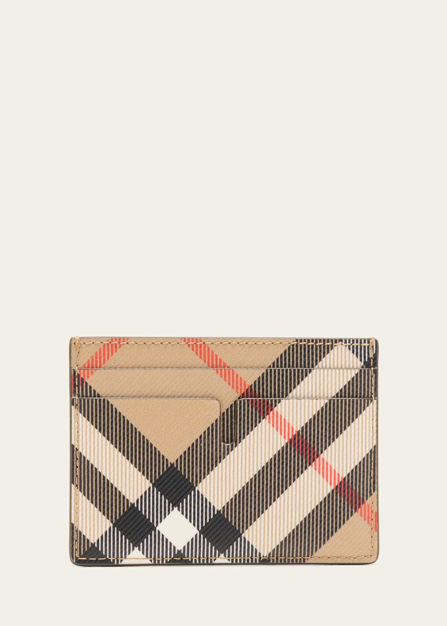 Men's Sandon Check Card Case