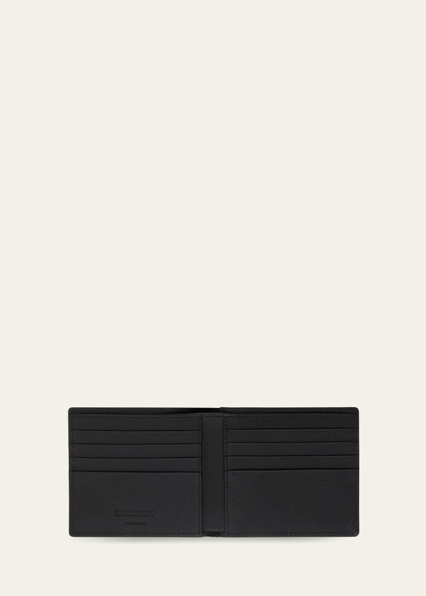 Burberry Men's Charcoal Check Bifold Wallet Image 4 of 4
