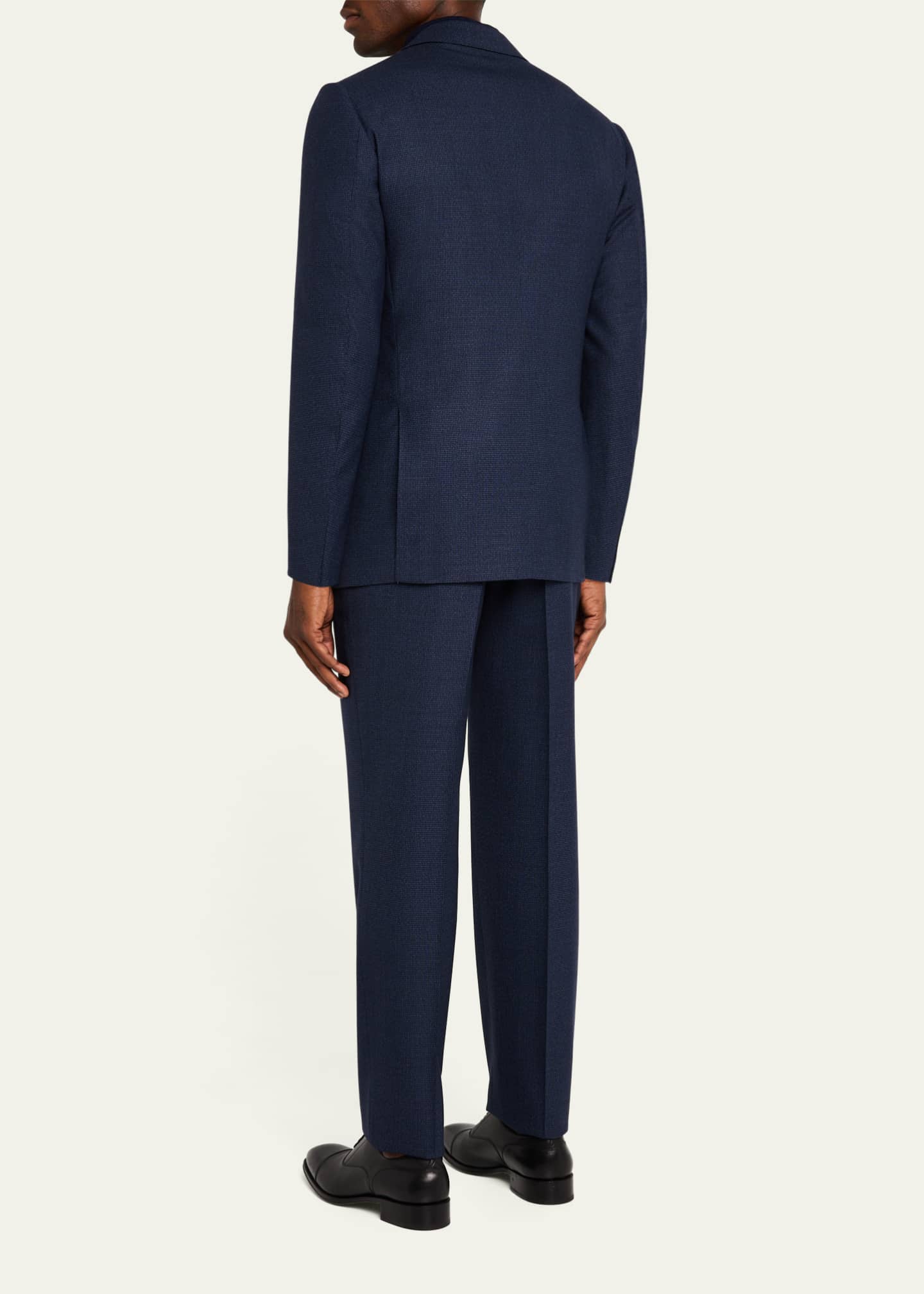 Cesare Attolini Men's Wool Houndstooth Suit Image 3 of 8