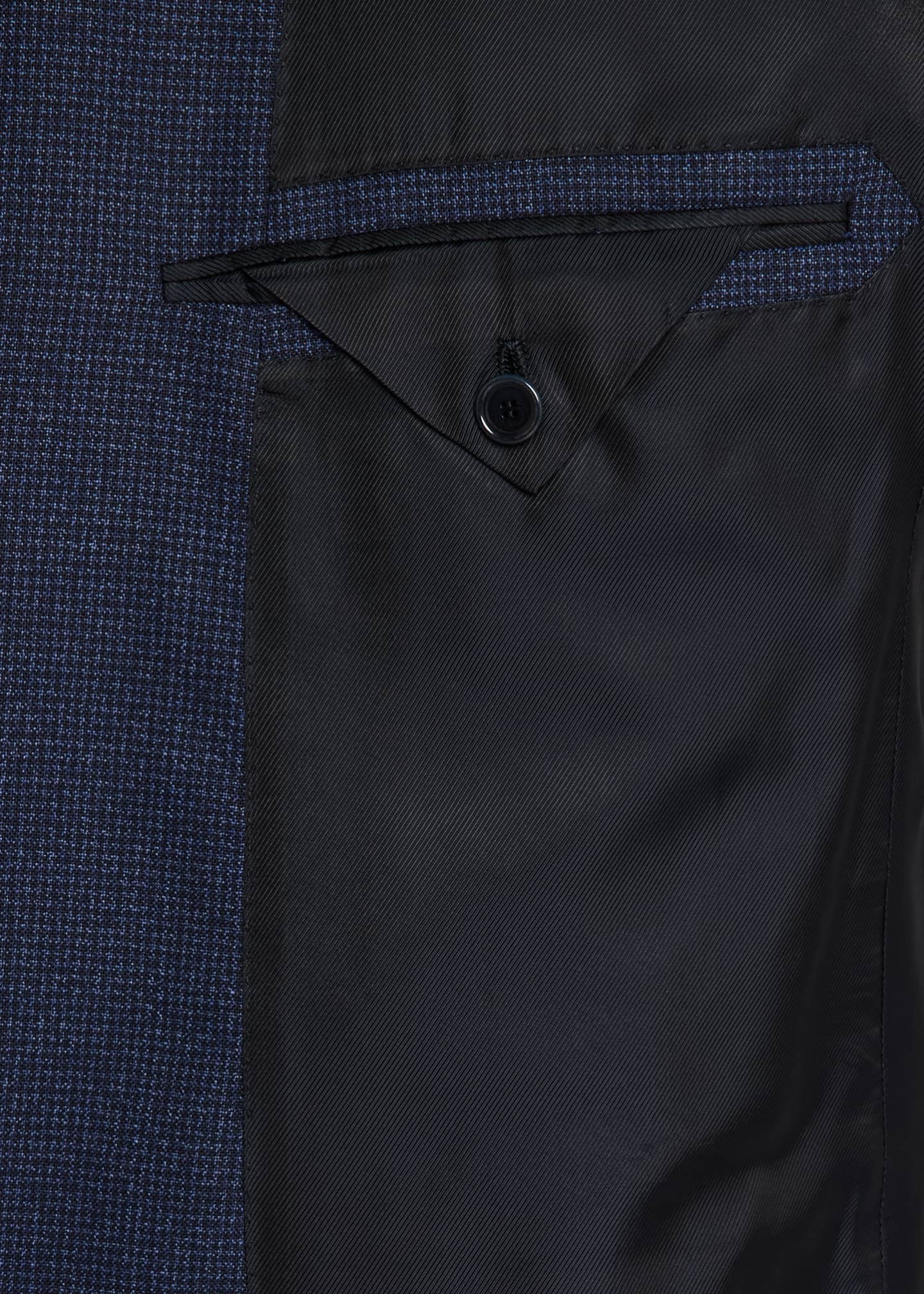 Cesare Attolini Men's Wool Houndstooth Suit Image 7 of 8