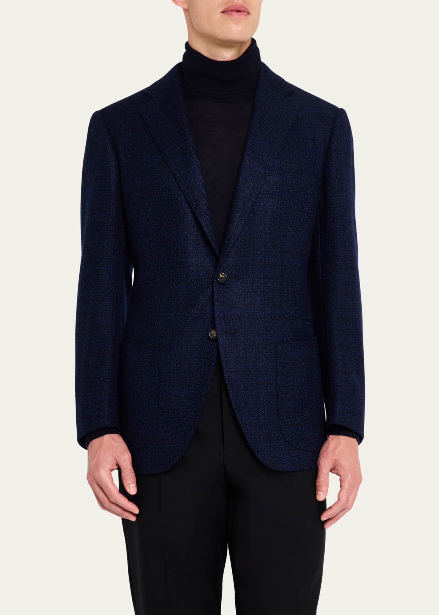 Cesare Attolini Men s Cashmere Sharkskin Sport Coat