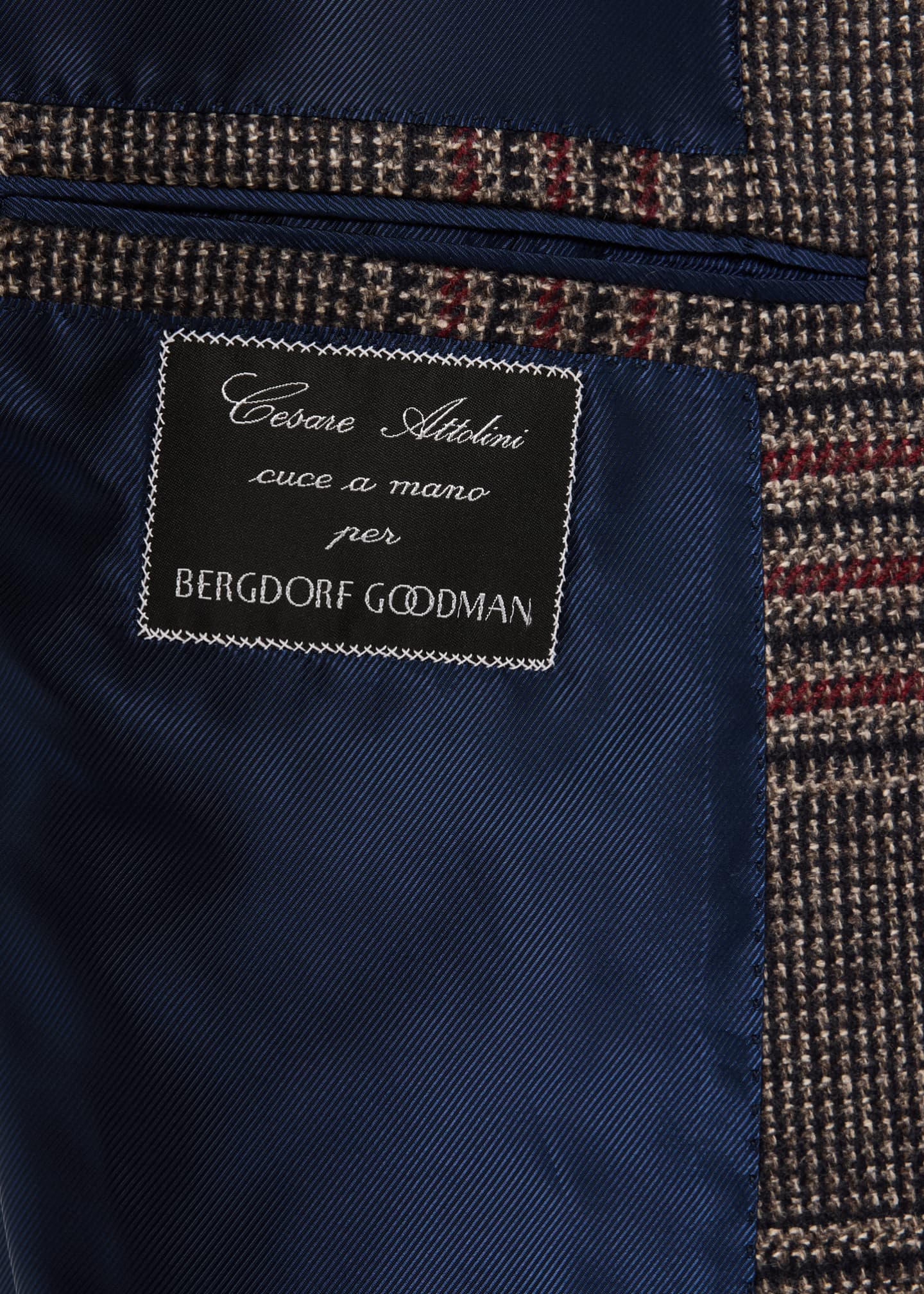 Cesare Attolini Men's Melange Cashmere Twill Sport Coat Image 6 of 7