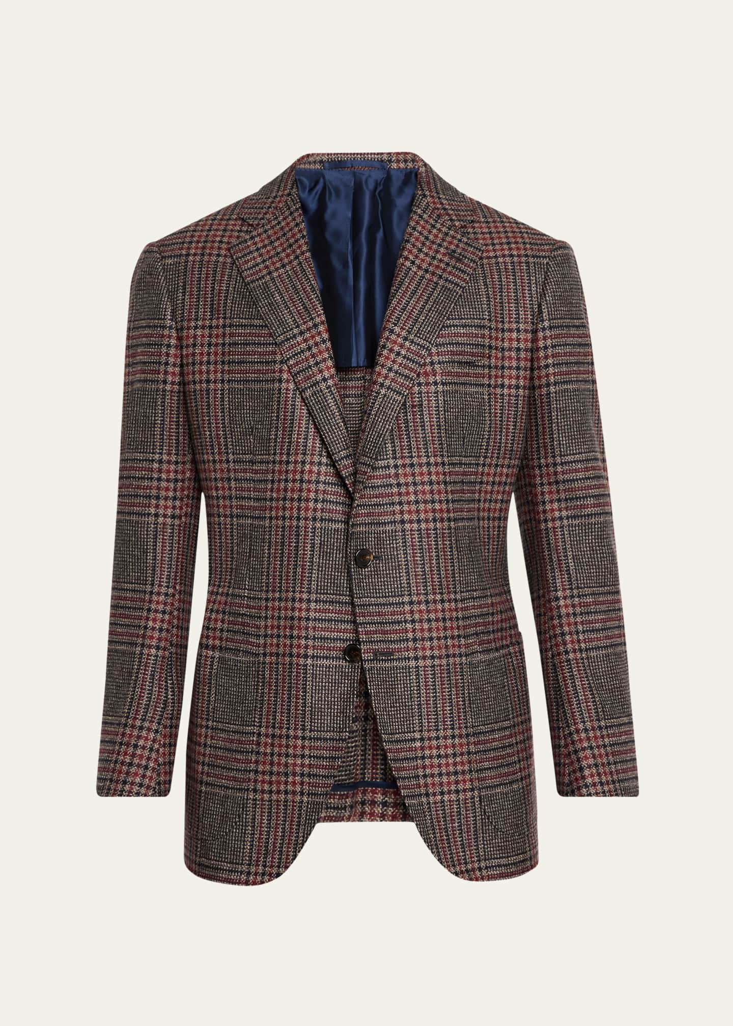 Cesare Attolini Men's Melange Cashmere Twill Sport Coat Image 1 of 7