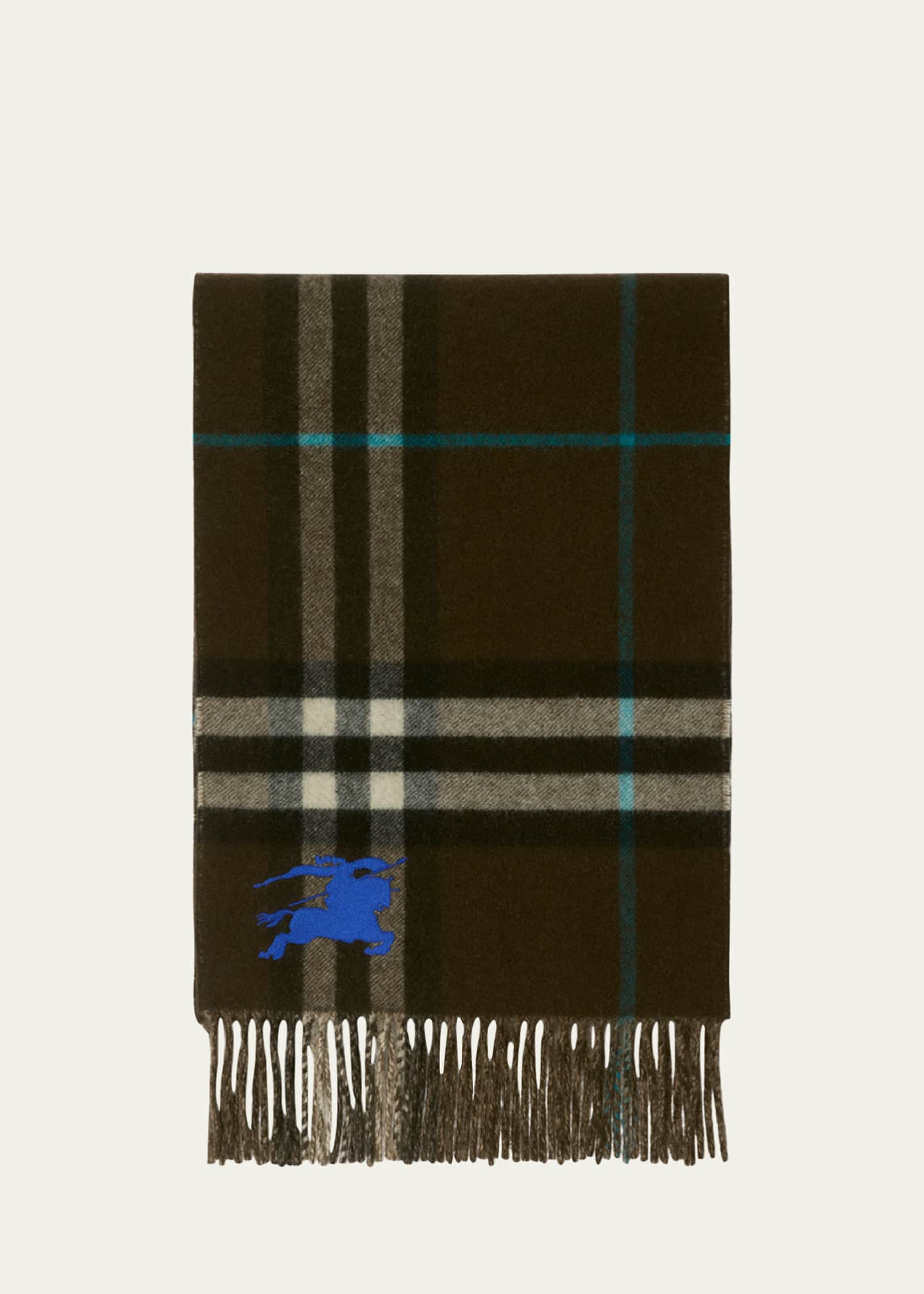 Burberry Men's Reversible Cashmere EKD Scarf Image 1 of 5