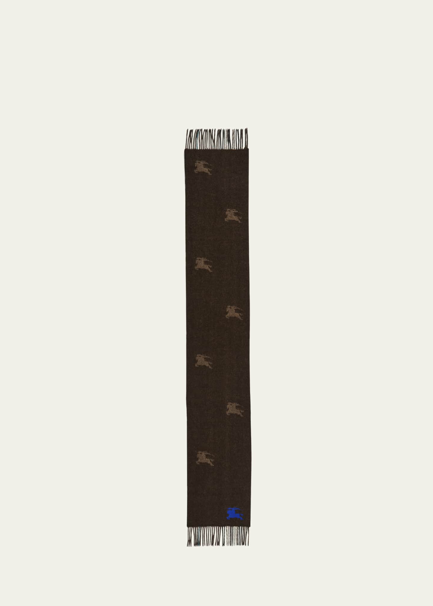 Burberry Men's Reversible Cashmere EKD Scarf Image 5 of 5