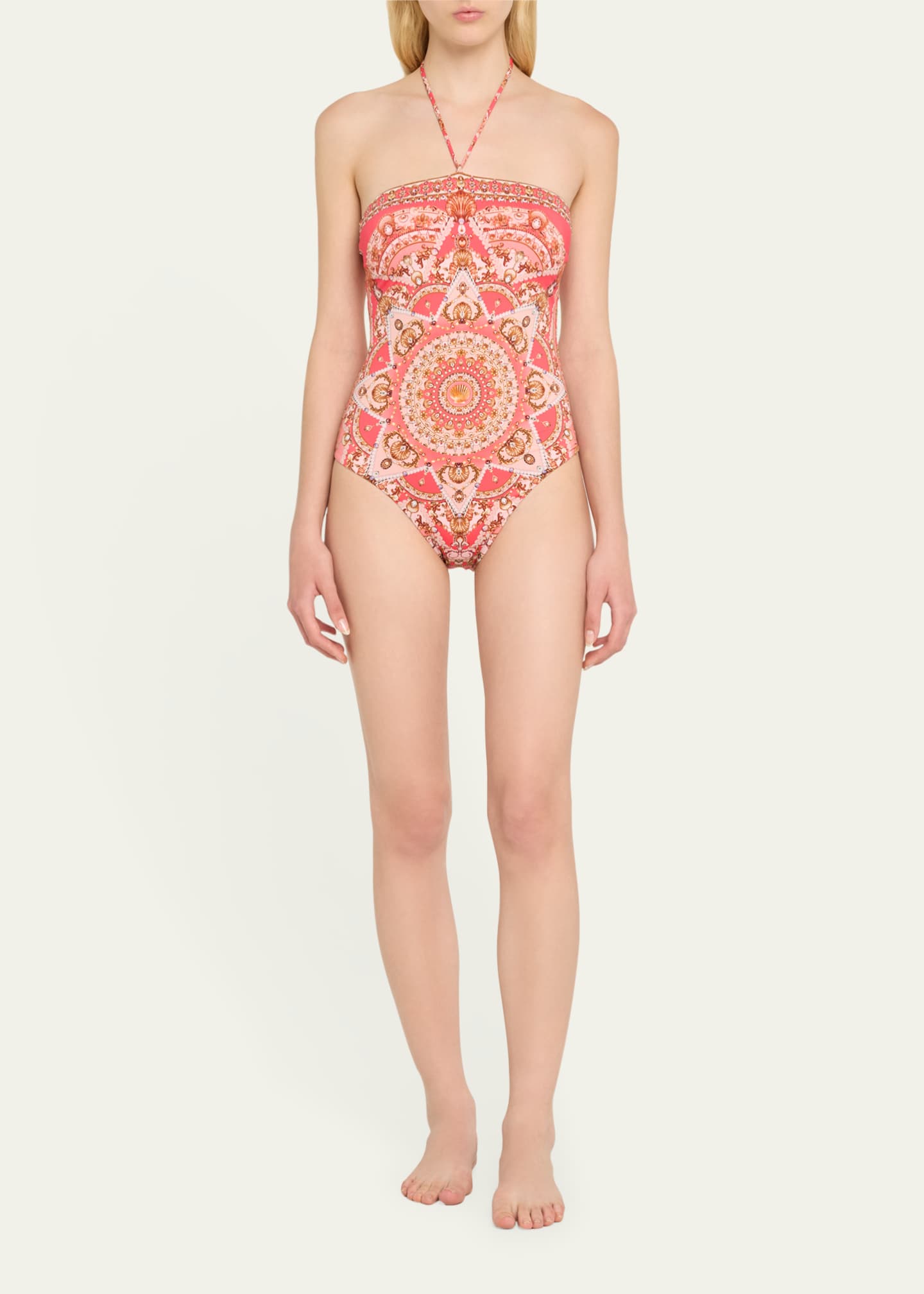 Camilla Shell Games Bandeau One-Piece Swimsuit Image 2 of 4