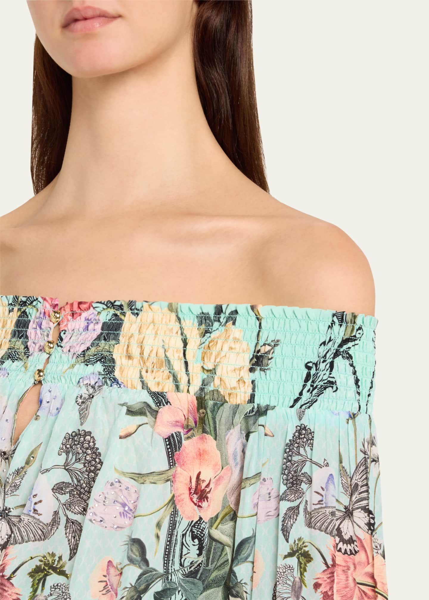 Camilla Petal Promise Land Off-Shoulder Mini Dress Image 5 of 5