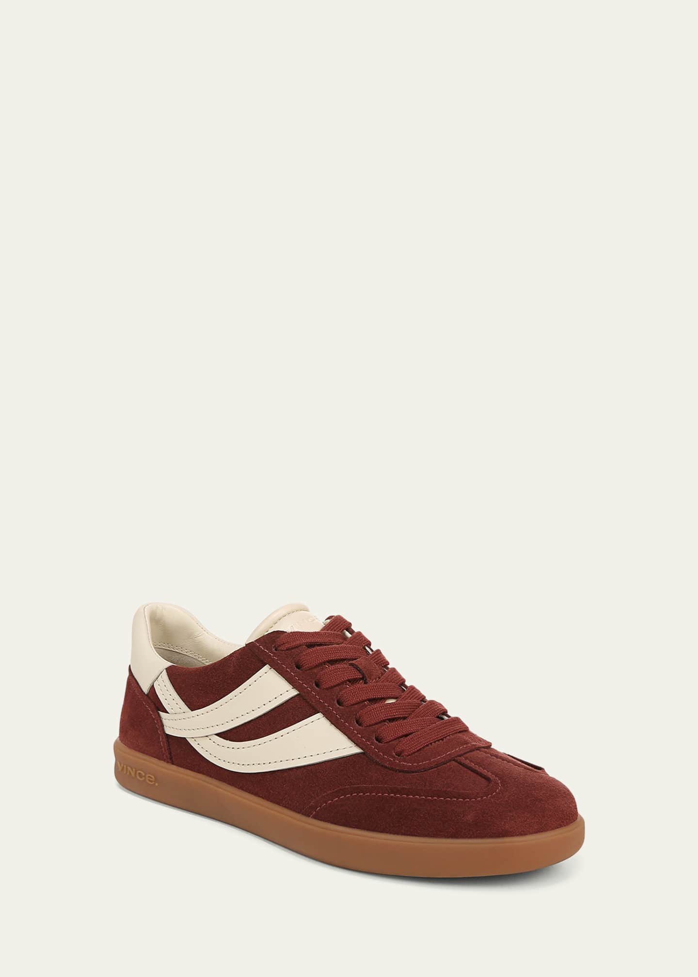 Vince Oasis Mixed Leather Retro Sneakers Image 2 of 4