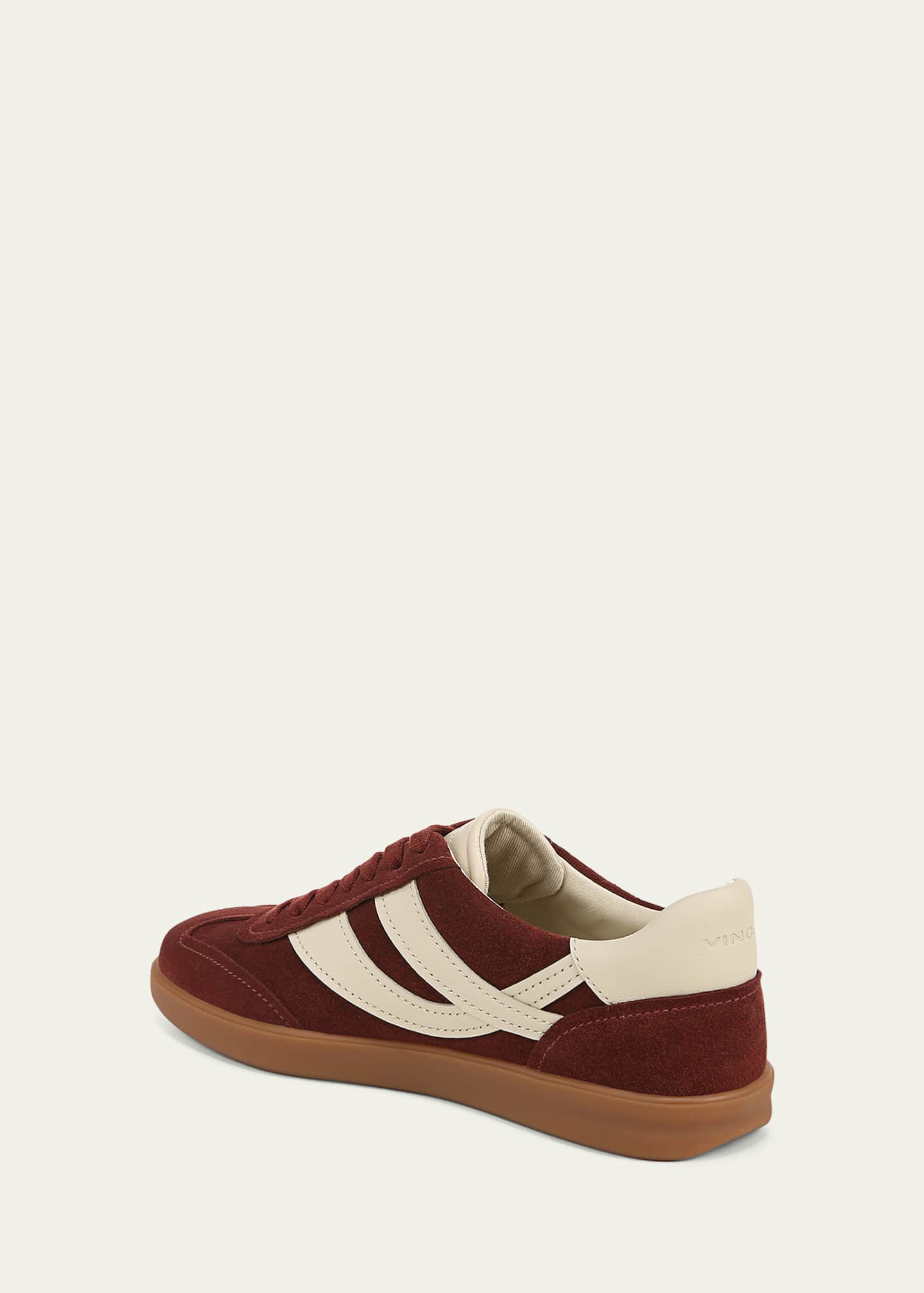 Vince Oasis Mixed Leather Retro Sneakers Image 3 of 4