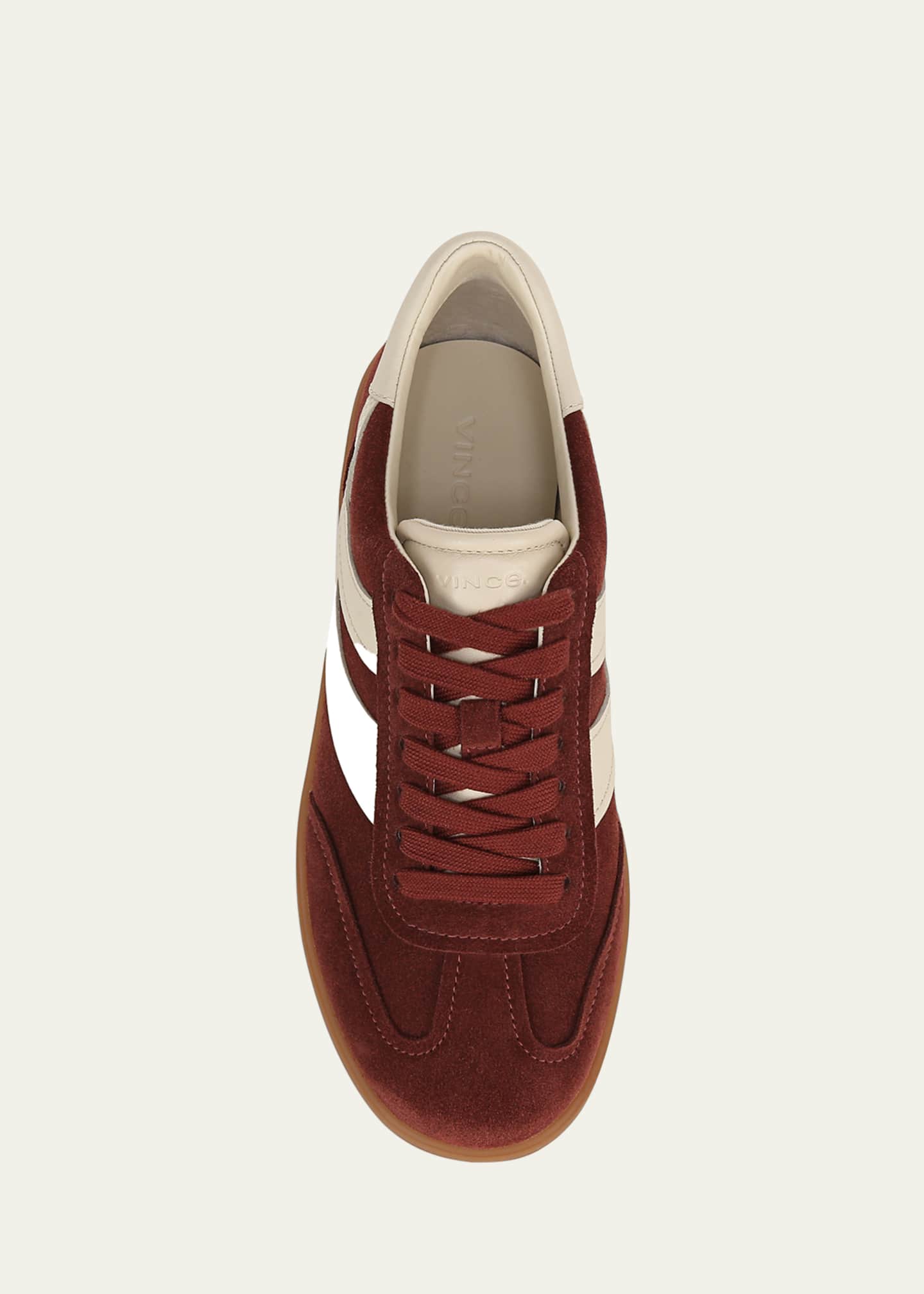 Vince Oasis Mixed Leather Retro Sneakers Image 4 of 4