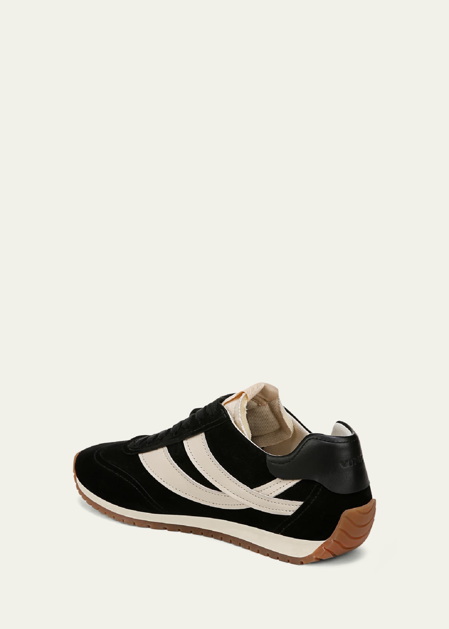Vince Mix Leather Trainer Sneakers Image 3 of 3
