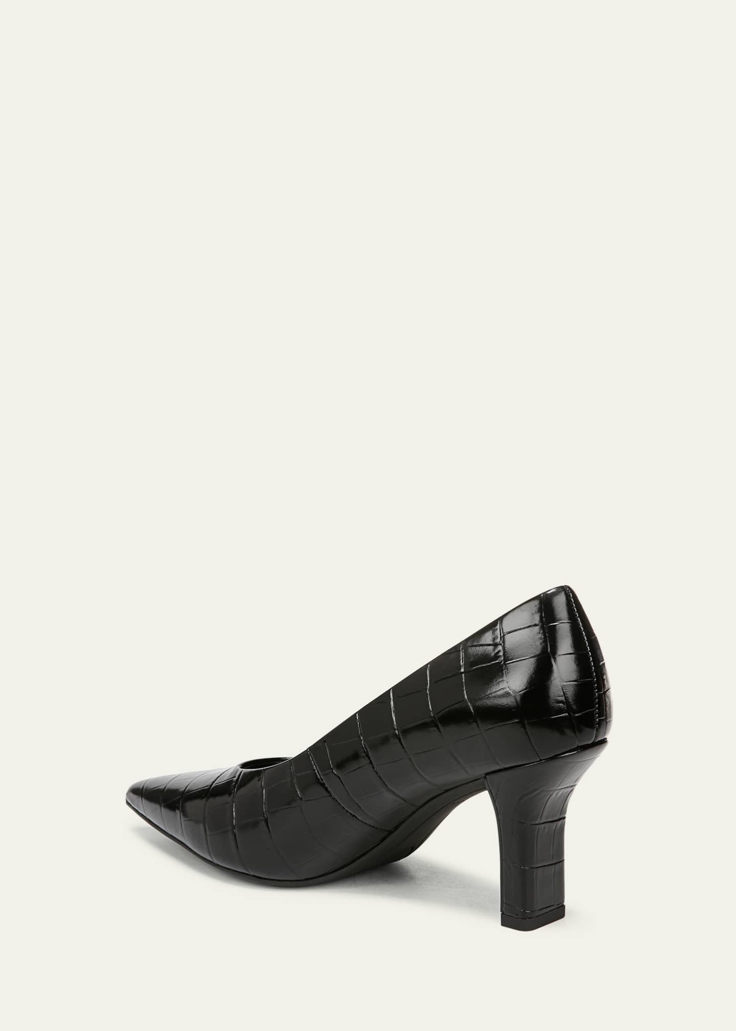 Vince Diane Croco-Embossed Pumps Image 2 of 2