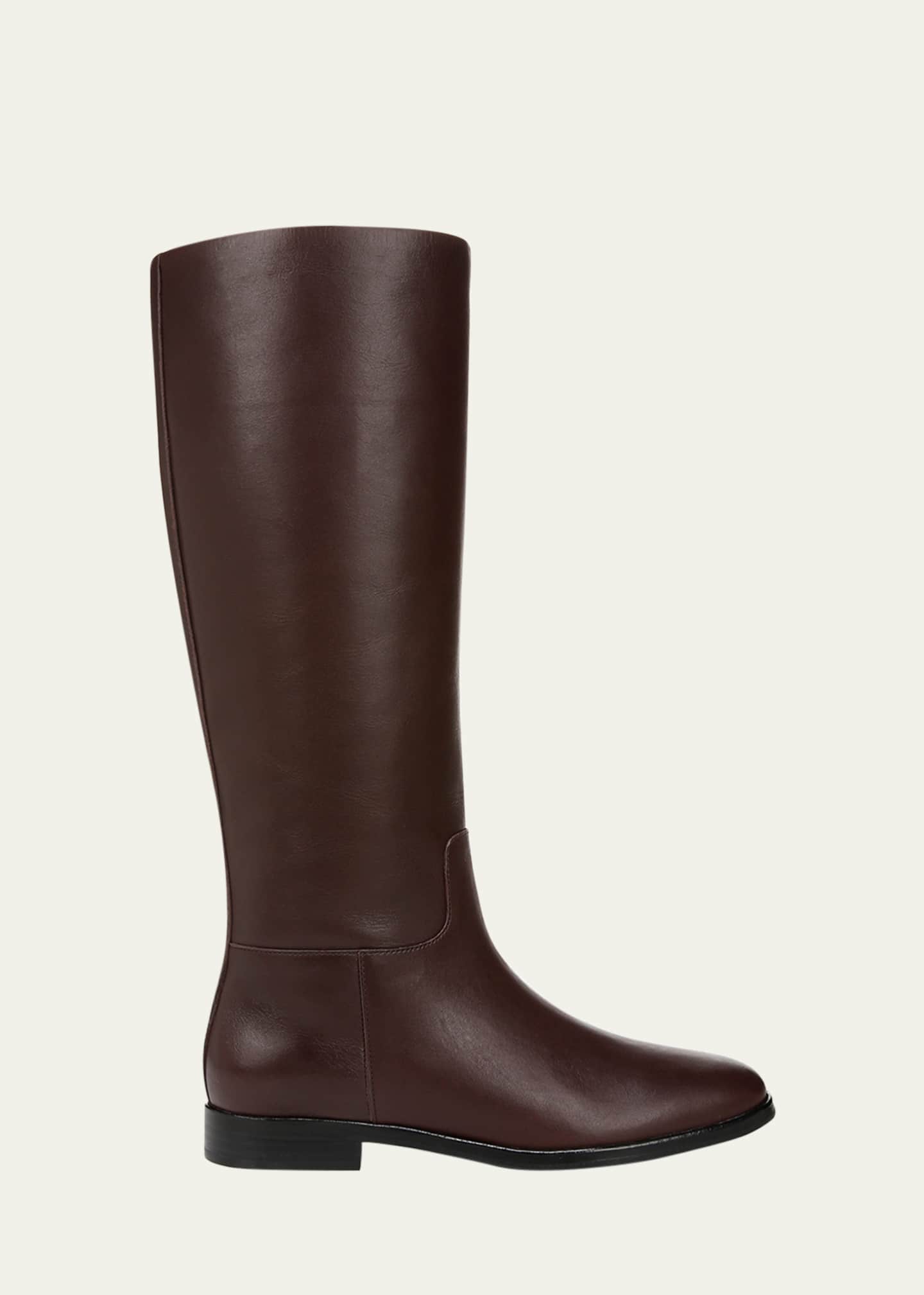 Vince Knee High Calf Leather Boots