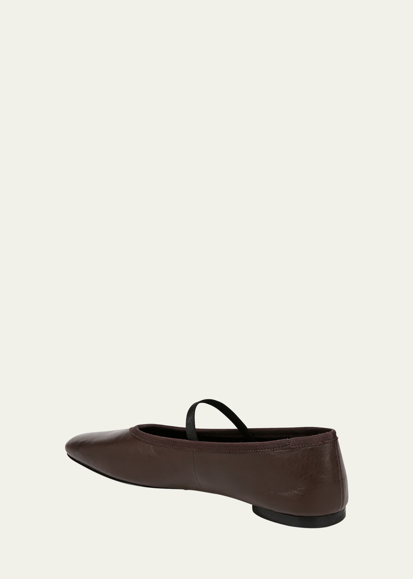 Vince Vivian Leather Mary Jane Ballerina Flats Image 3 of 4