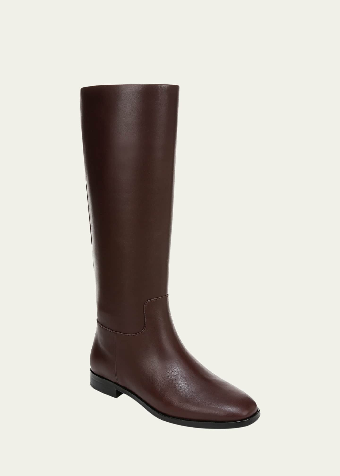 Vince Knee-High Calf Leather Boots Wide Calf Image 2 of 5