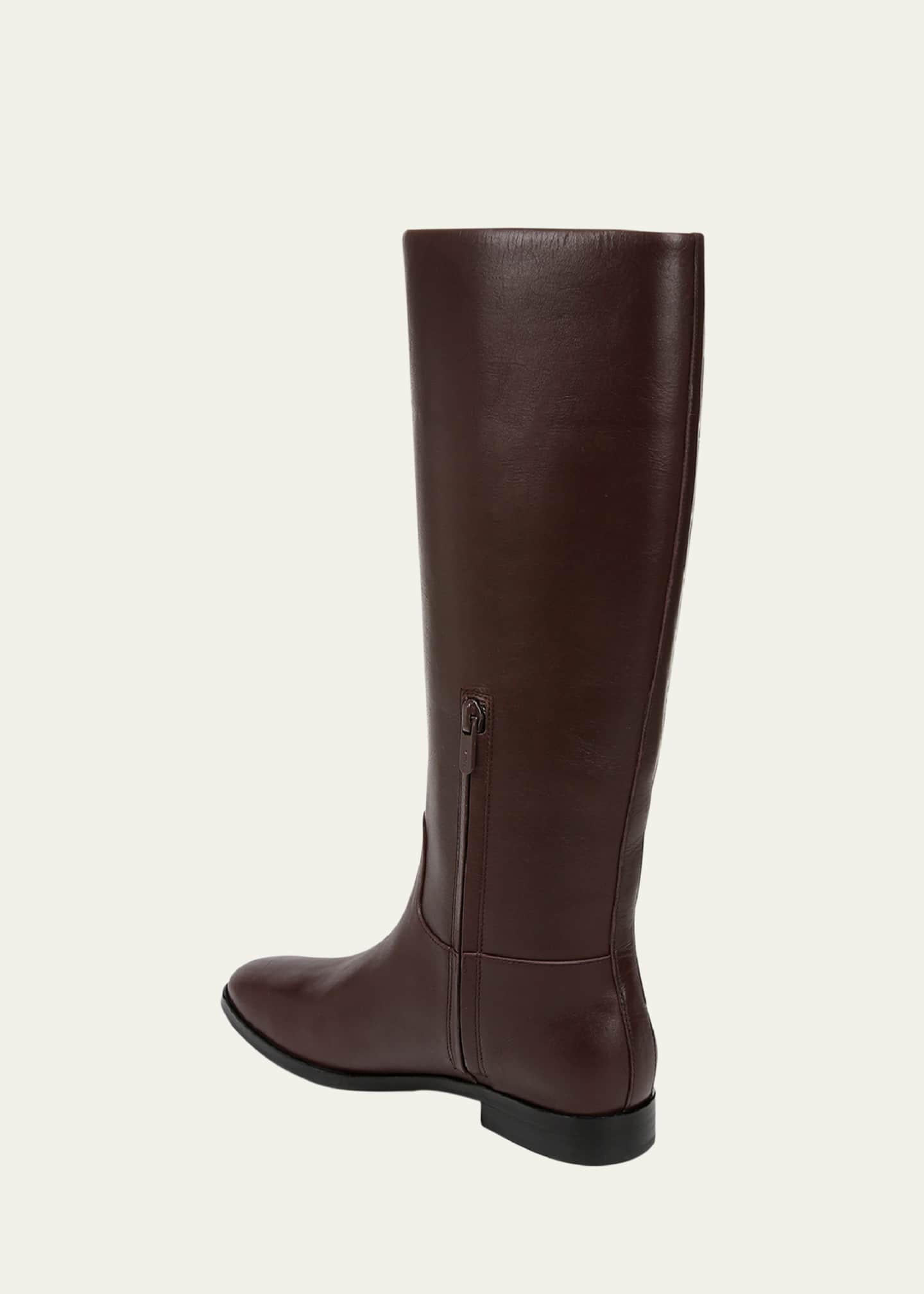 Vince Knee-High Calf Leather Boots Wide Calf Image 3 of 5