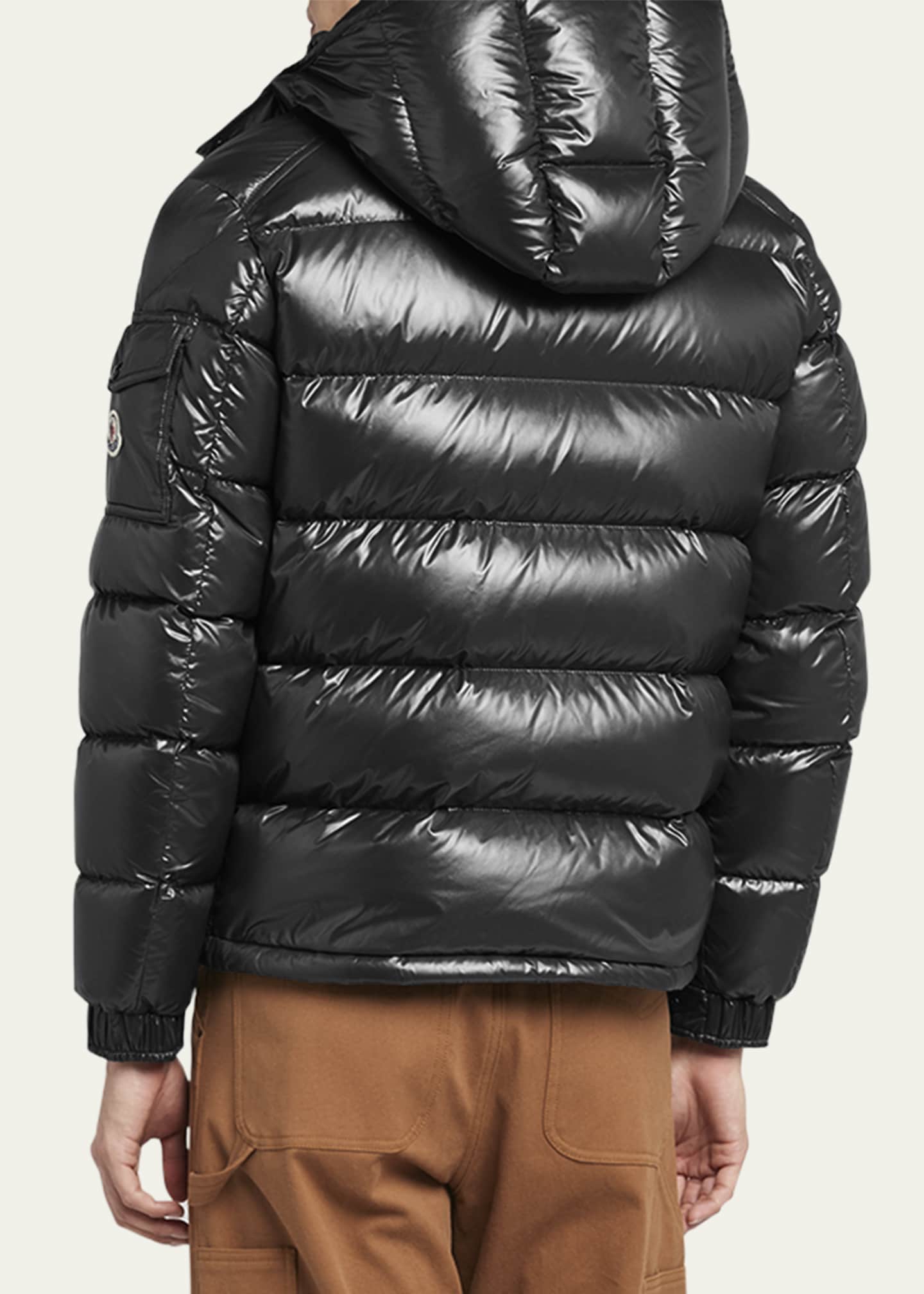 Moncler Men's Maya Short Down Jacket Image 3 of 5