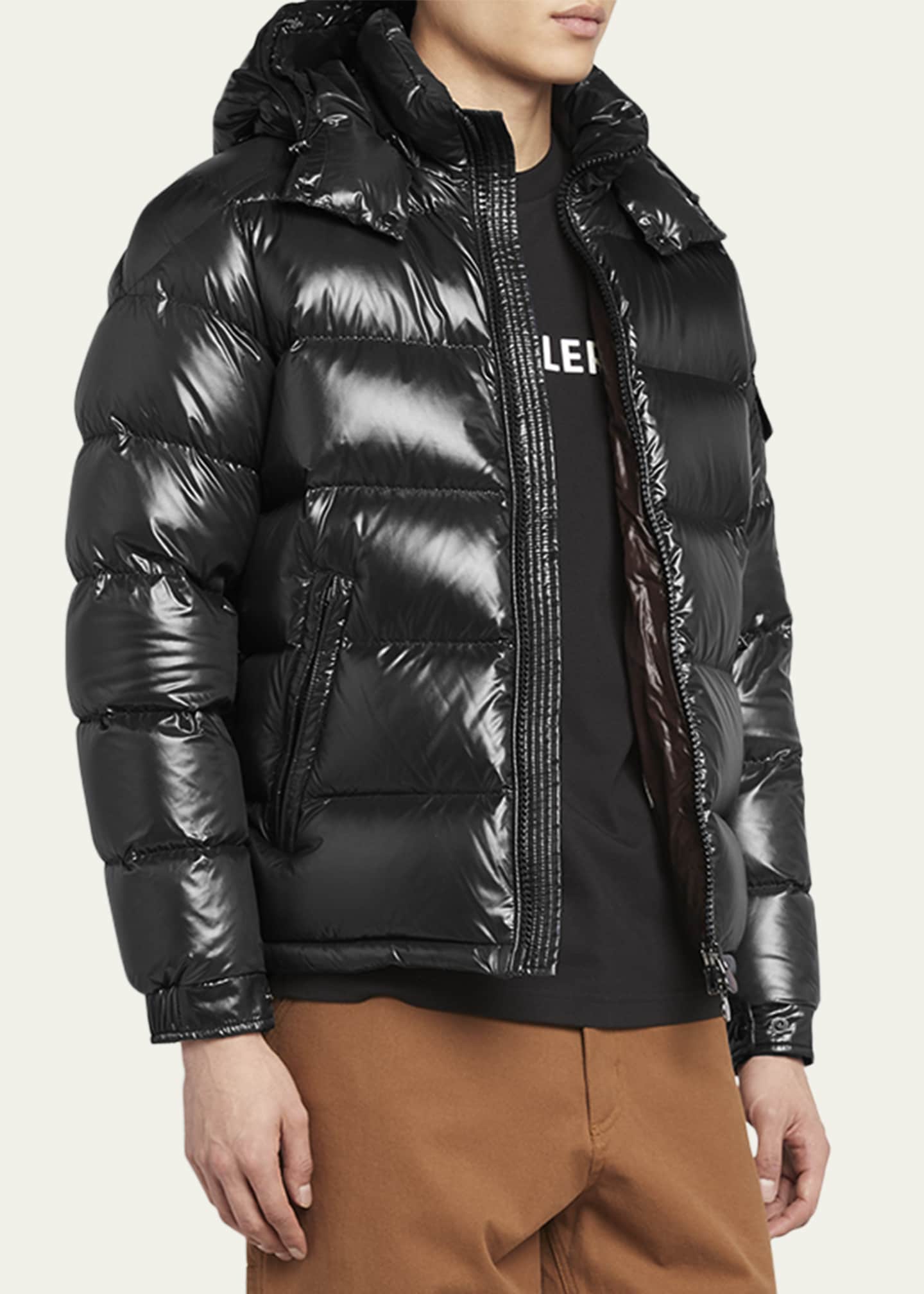 Moncler Men's Maya Short Down Jacket Image 4 of 5