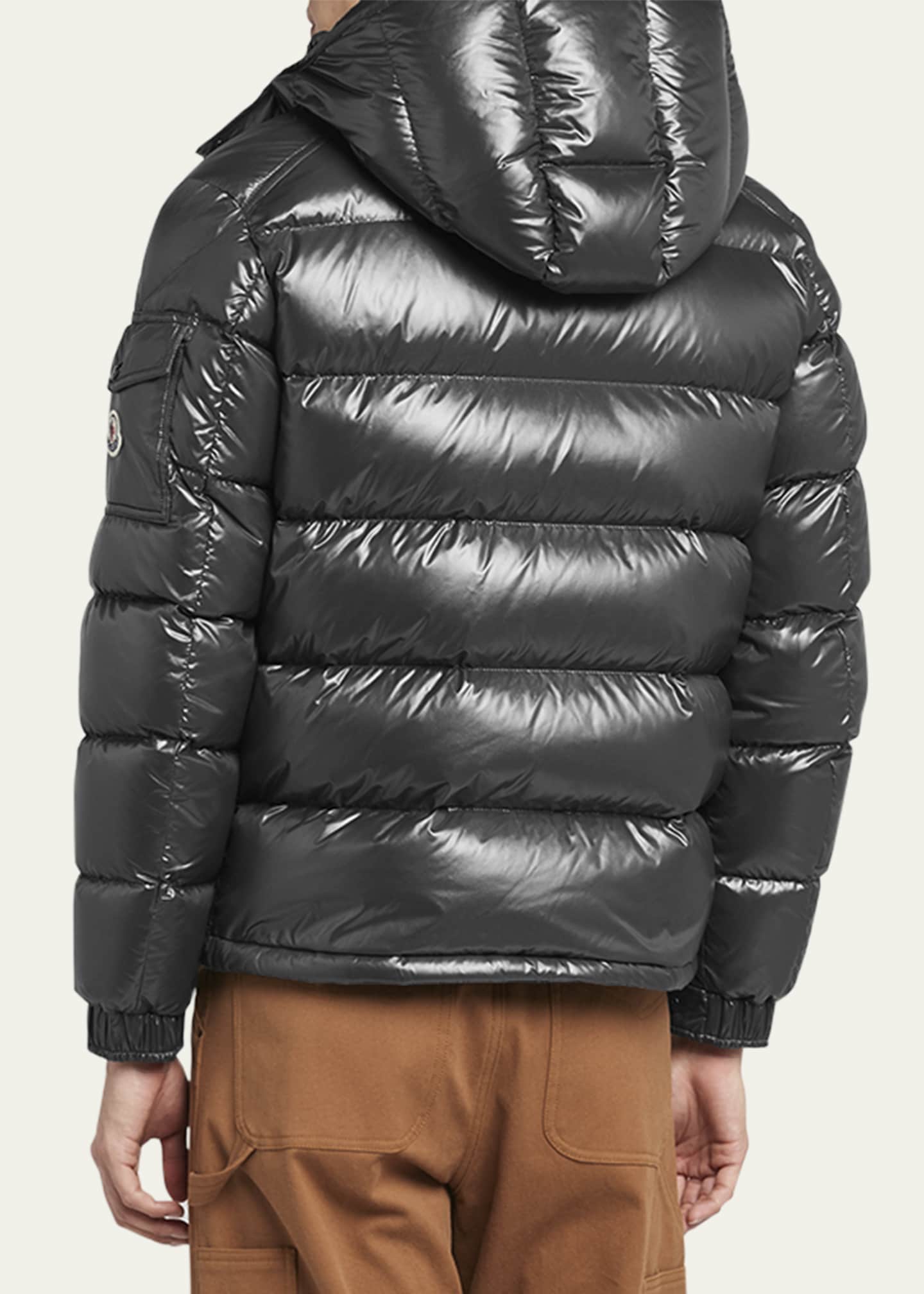 Moncler Men's Maya Short Down Jacket Image 3 of 5