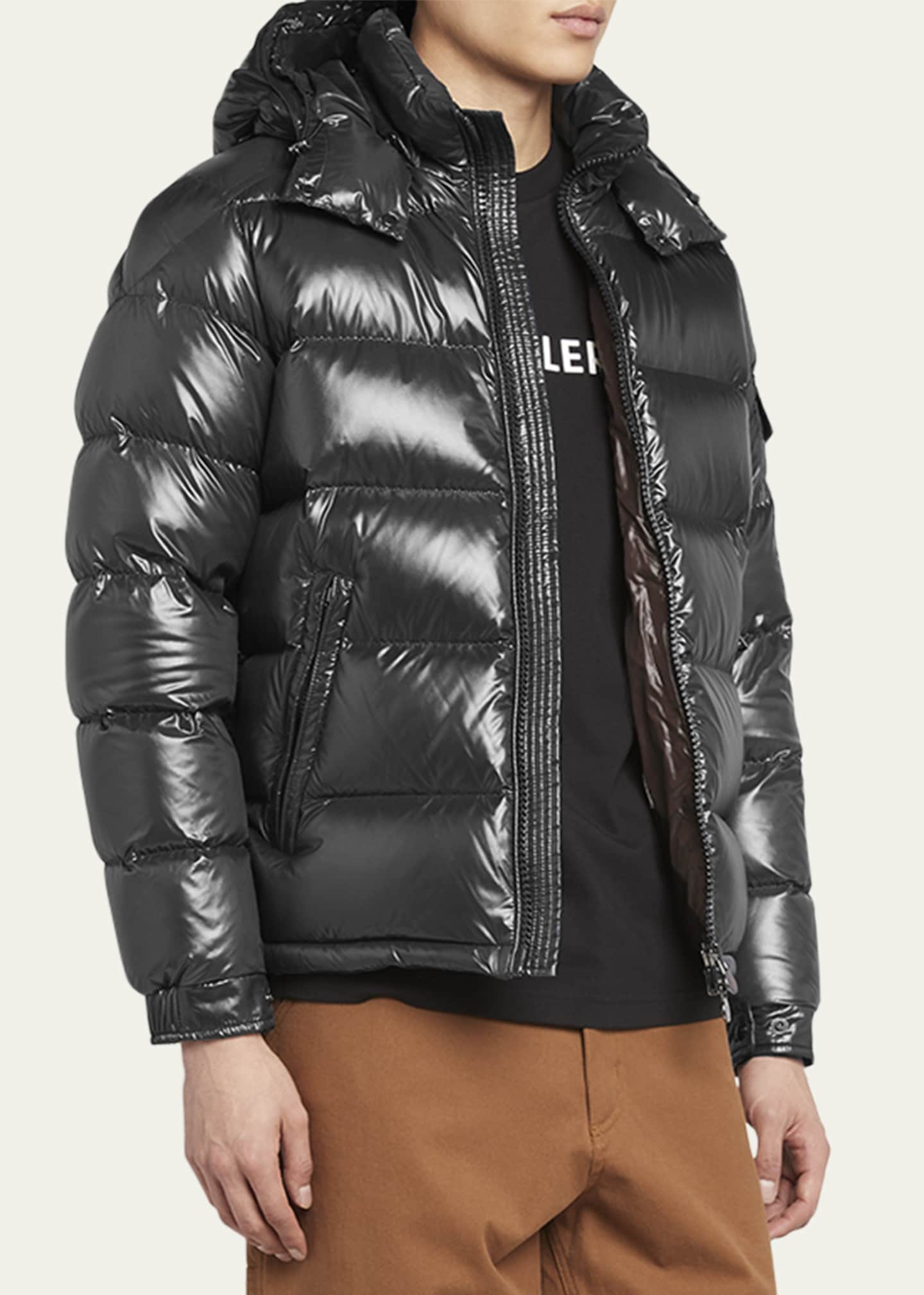 Moncler Men's Maya Short Down Jacket Image 4 of 5