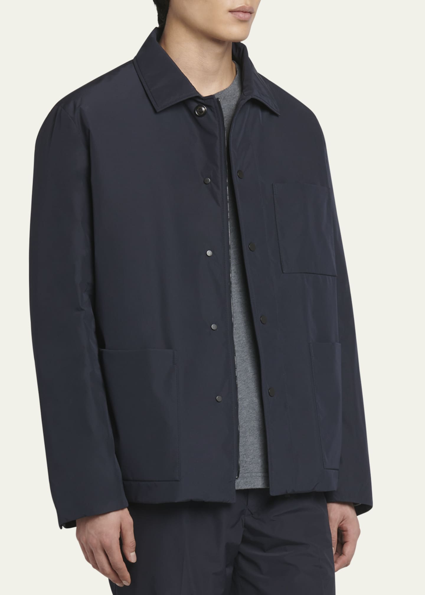 Moncler Men's Cougourde Padded Shirt Jacket Image 4 of 5