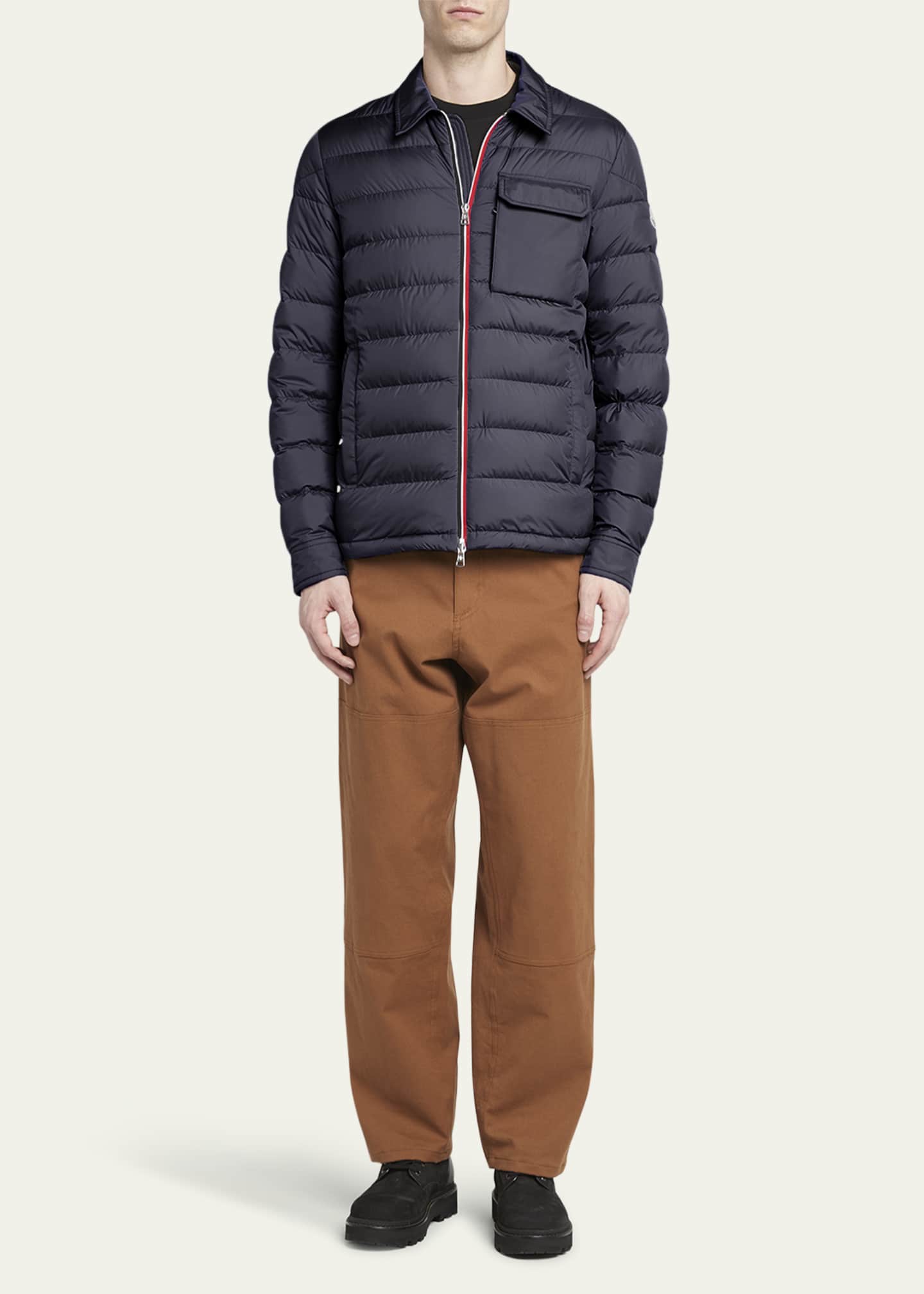 Moncler Men's Fazzon Quilted Shirt Jacket Image 2 of 5