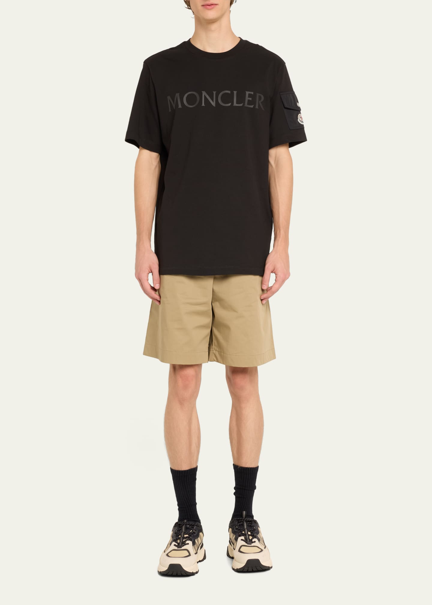 Moncler Men's Laminated Logo T-Shirt Image 2 of 5