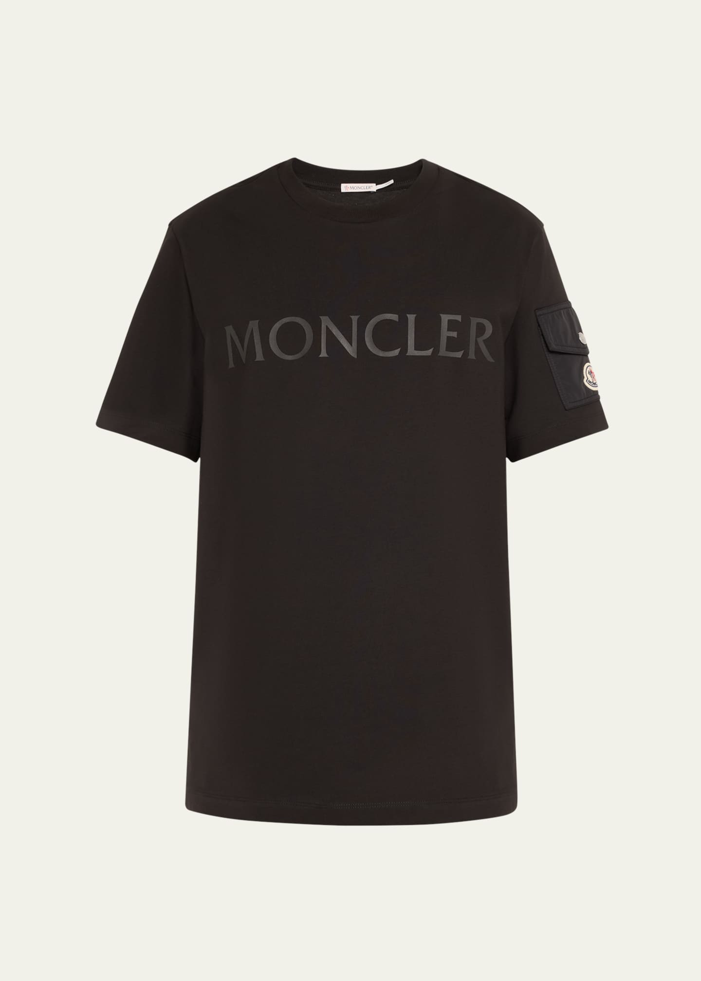 Moncler Men's Laminated Logo T-Shirt Image 1 of 5