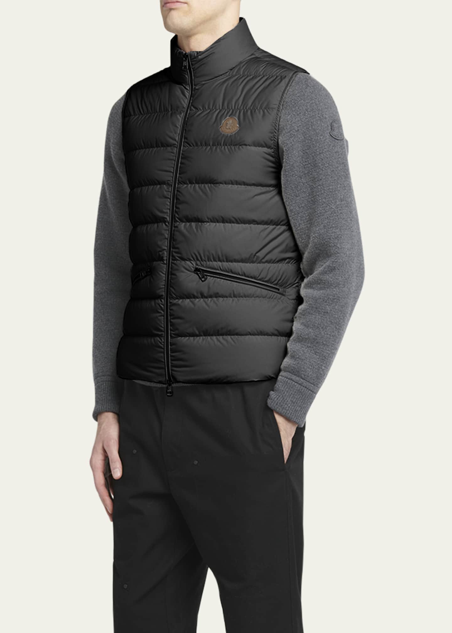 Moncler Men's Treompan Down Puffer Vest Image 4 of 5