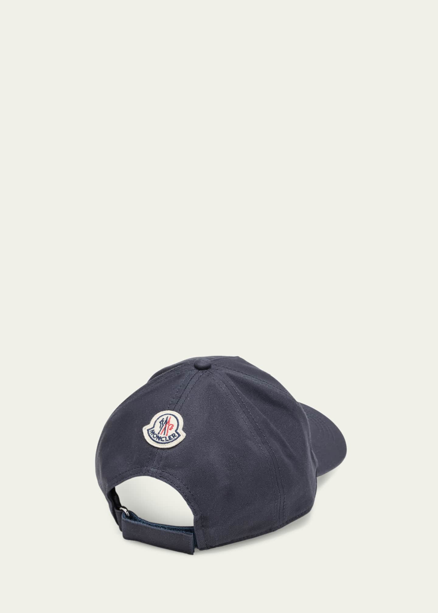 Moncler Men's Logo-Patch Baseball Hat Image 2 of 2