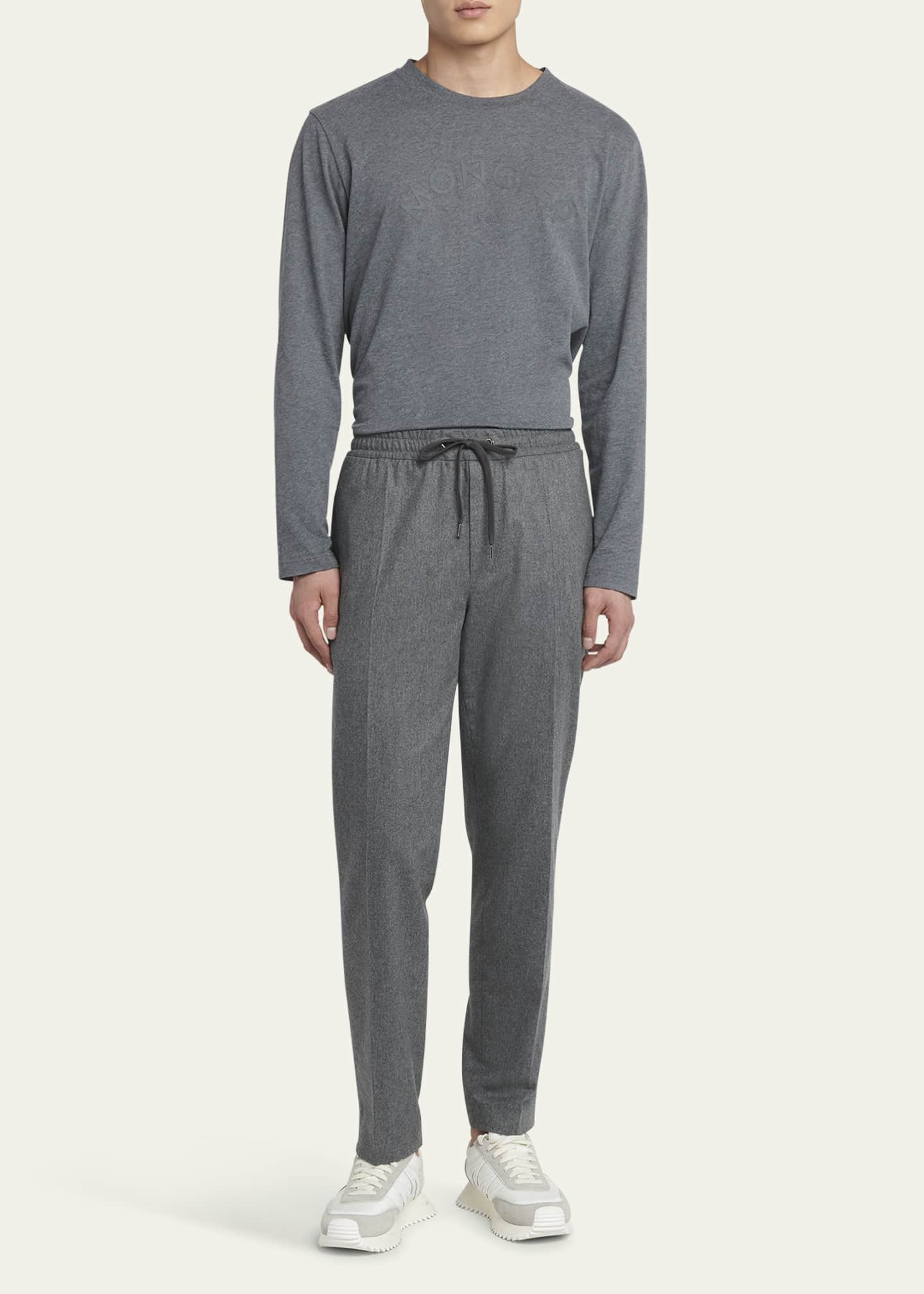 Moncler Men's Cashmere Tapered Trousers Image 2 of 5