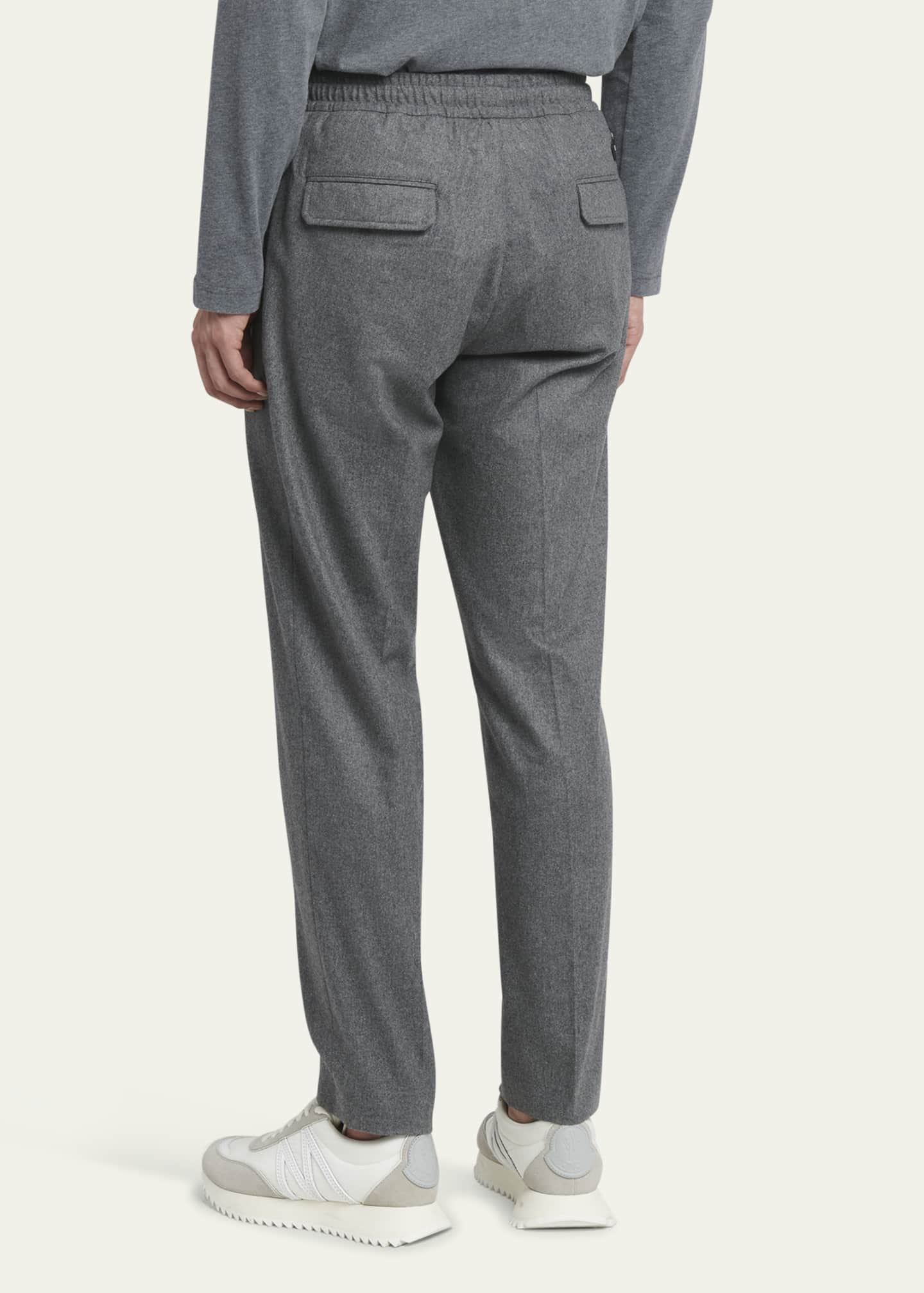 Moncler Men's Cashmere Tapered Trousers Image 3 of 5